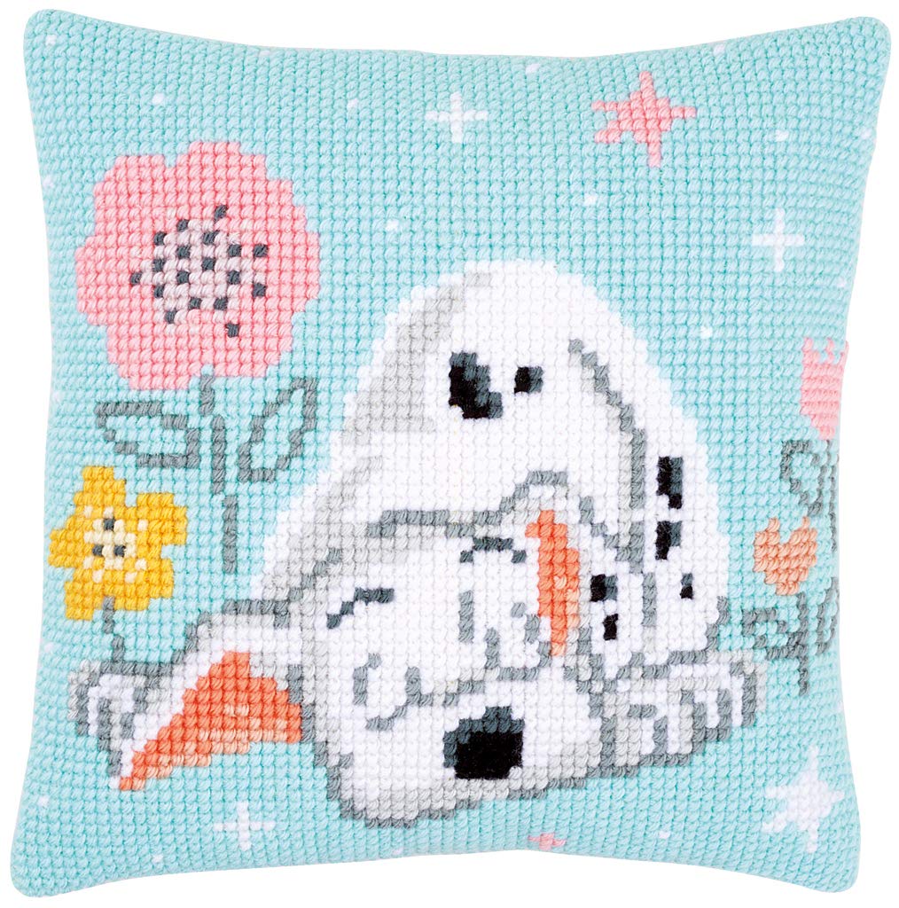 Vervaco N\A Cross Stitch Kit: Cushion: Disney: Dalmatian, Cotton Na, 40 X 40Cm / 16" X 16"