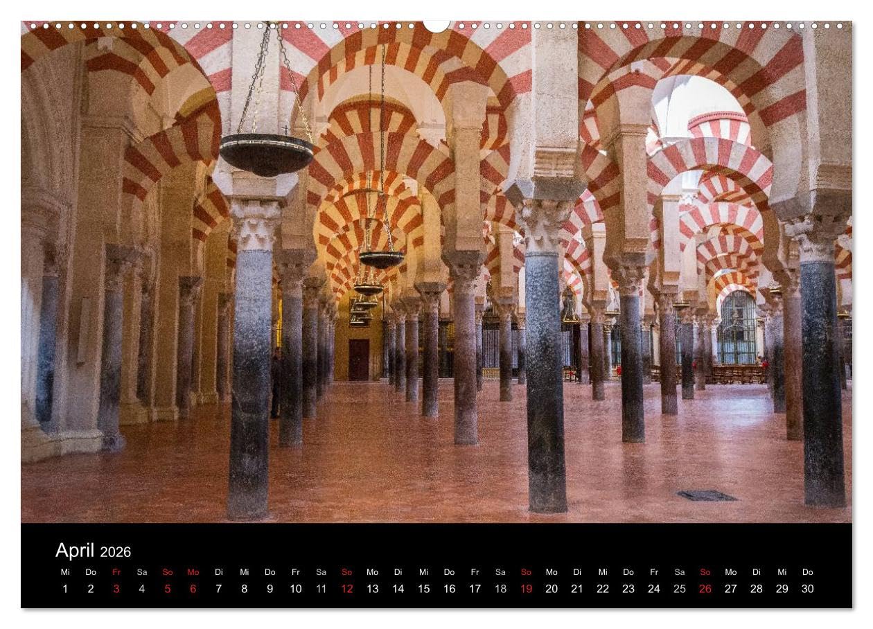 Andalusien (hochwertiger Premium Wandkalender 2026 DIN A2 quer), Kunstdruck in Hochglanz: Andalusien - der "sonnige Süden" Spaniens (CALVENDO Orte)