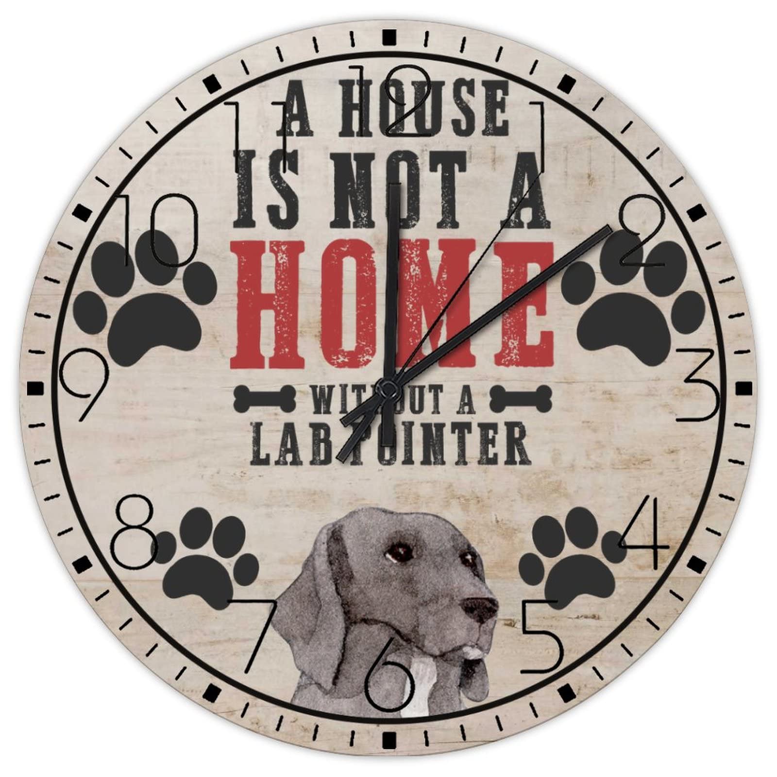 Horloge murale en bois sans tic-tac silencieuse fini les bruits de pendule