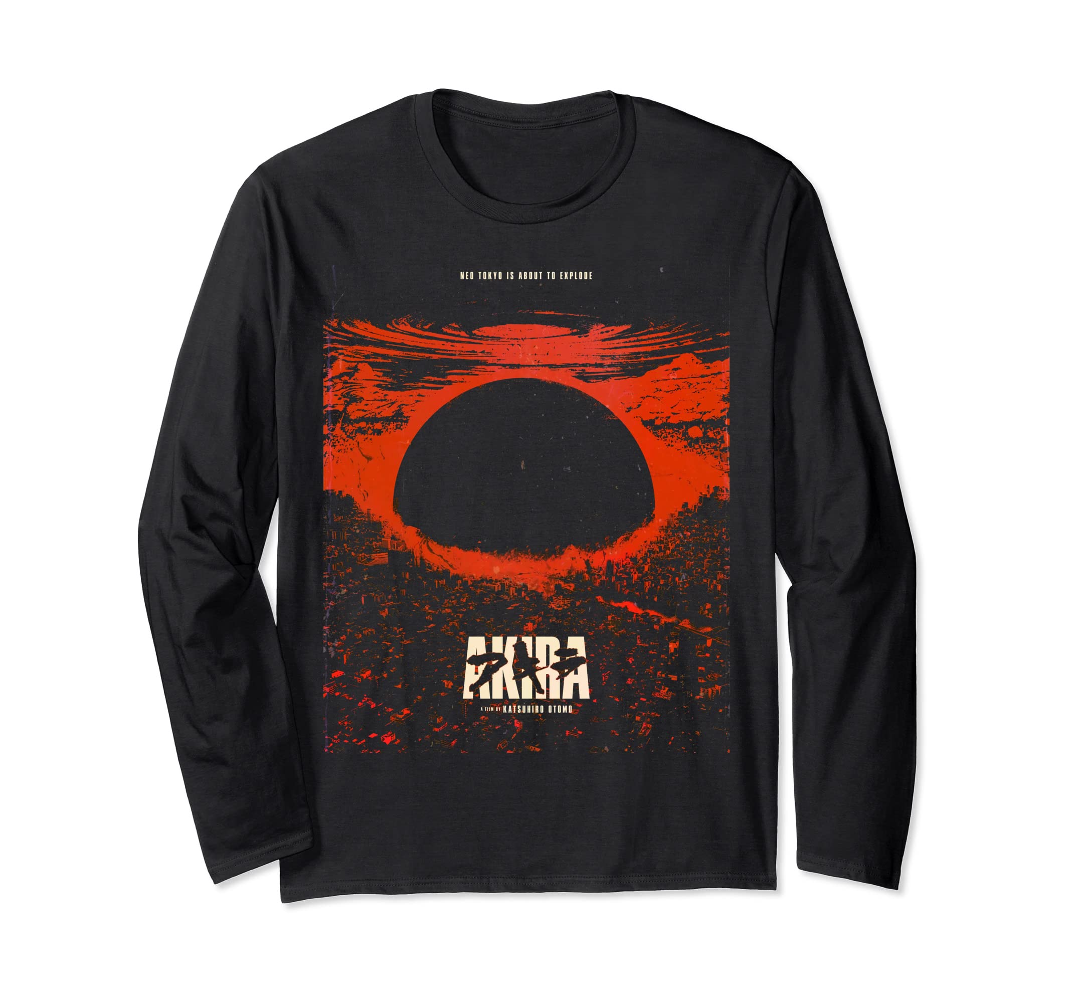 Amazon.co.jp: アキラ サイバーパンクシティ 爆発 長袖Tシャツ