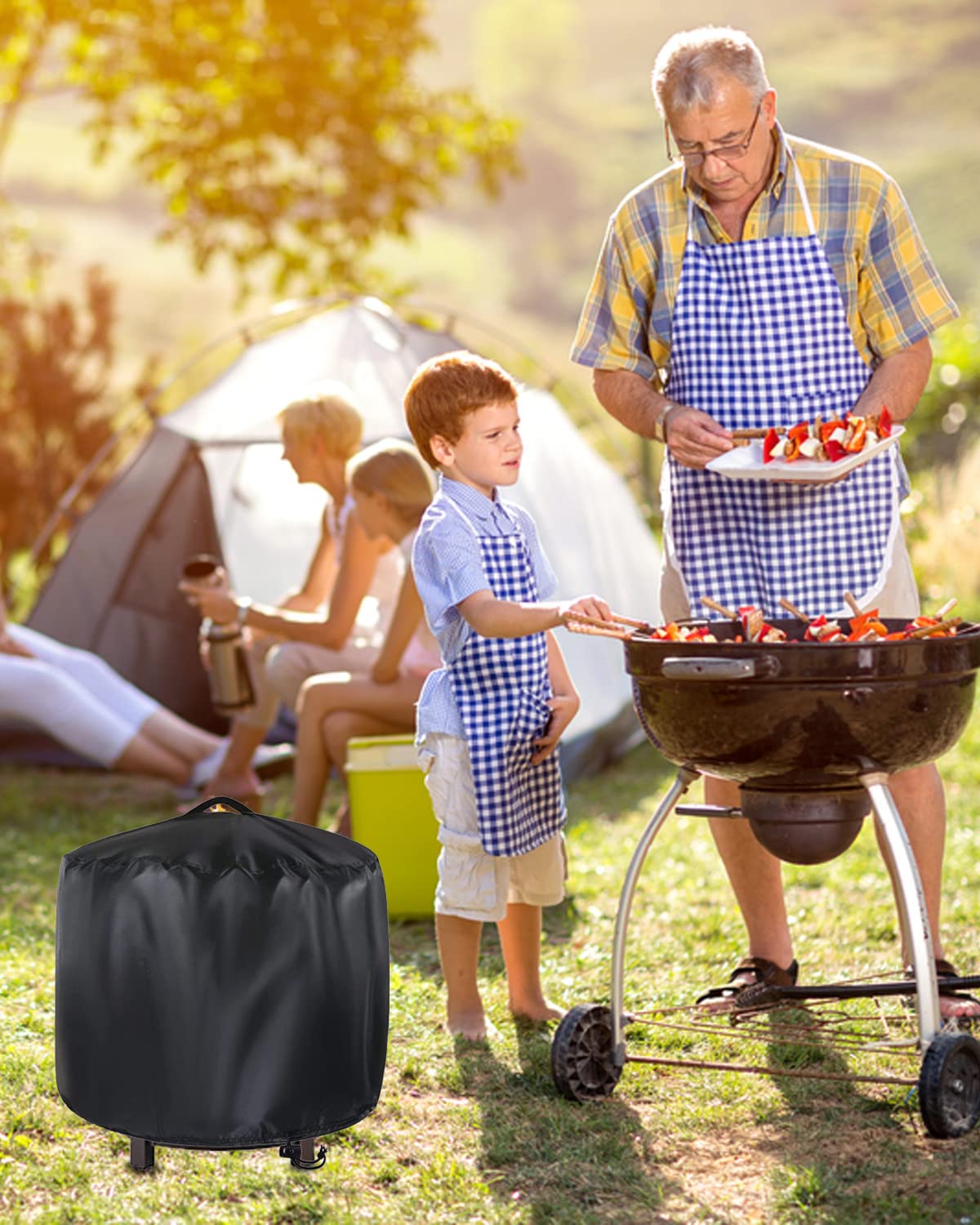 Amazon.com : 27“ Fire Pit Cover Round Fits for Solo Stove Yukon 2.0 - Stove  Accessories for Camping and Outdoors Black : Patio, Lawn u0026 Garden