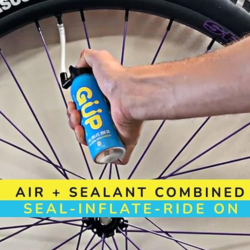 Miniatura 4 de (GÜP Kwiki) Sellador e inflador de neumáticos de fijación rápida para bicicleta de montaña, carretera, ciclocross, grava sella y reparación