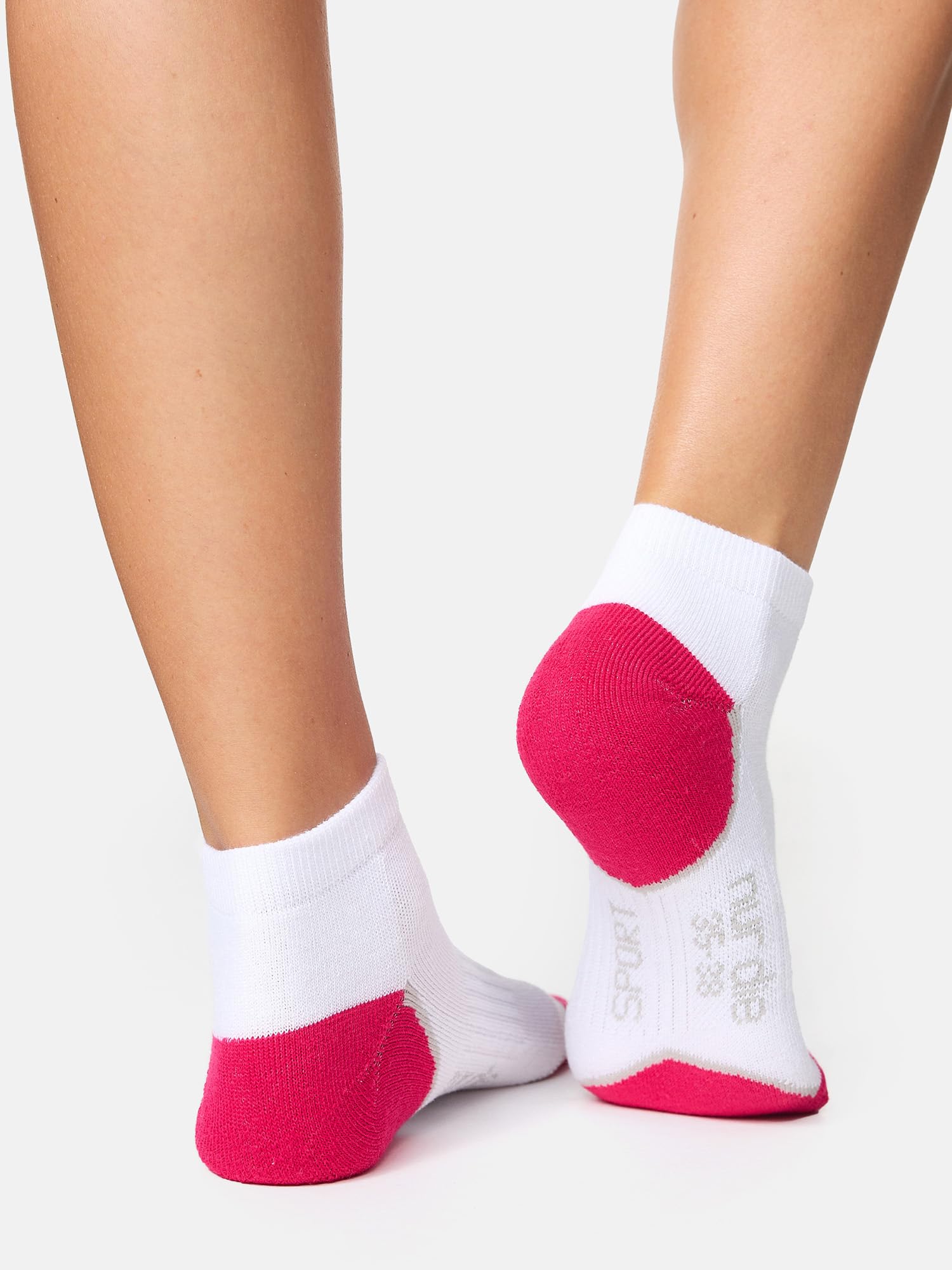 NUR DIE Damen Sneakersocken 18-Pack Sport weich bequem atmungsaktiv