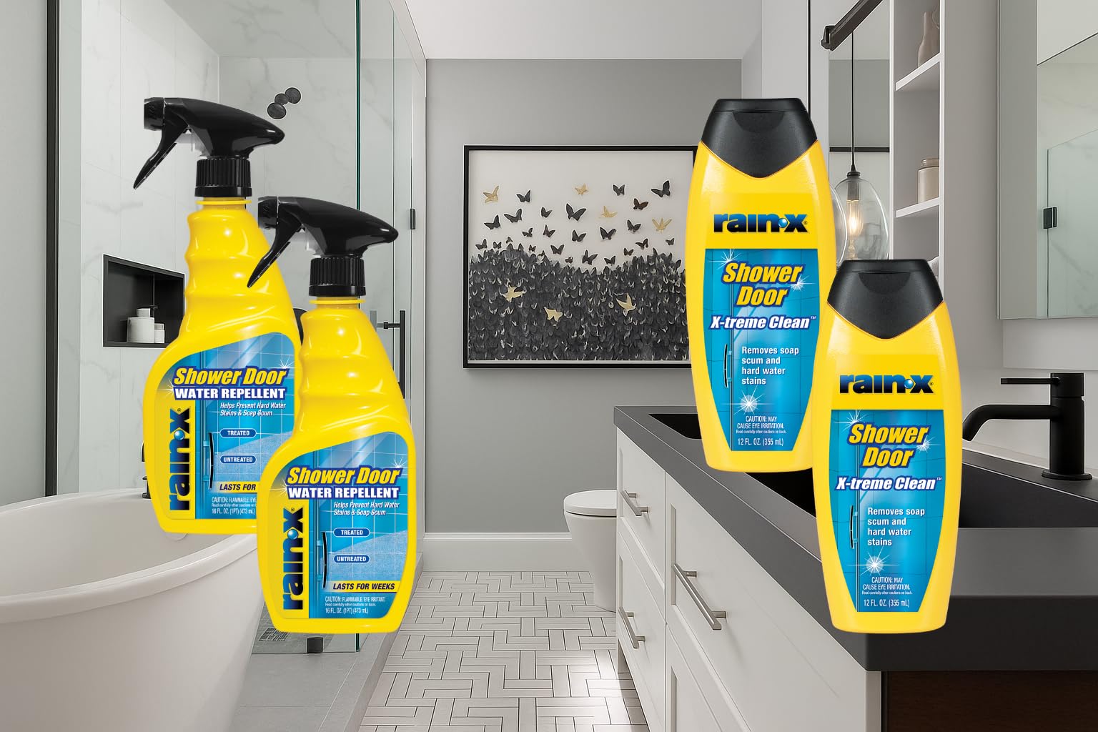 Amazon.com: Rain-X Shower Door Care Bundle: 12 Fl. Oz X-Treme