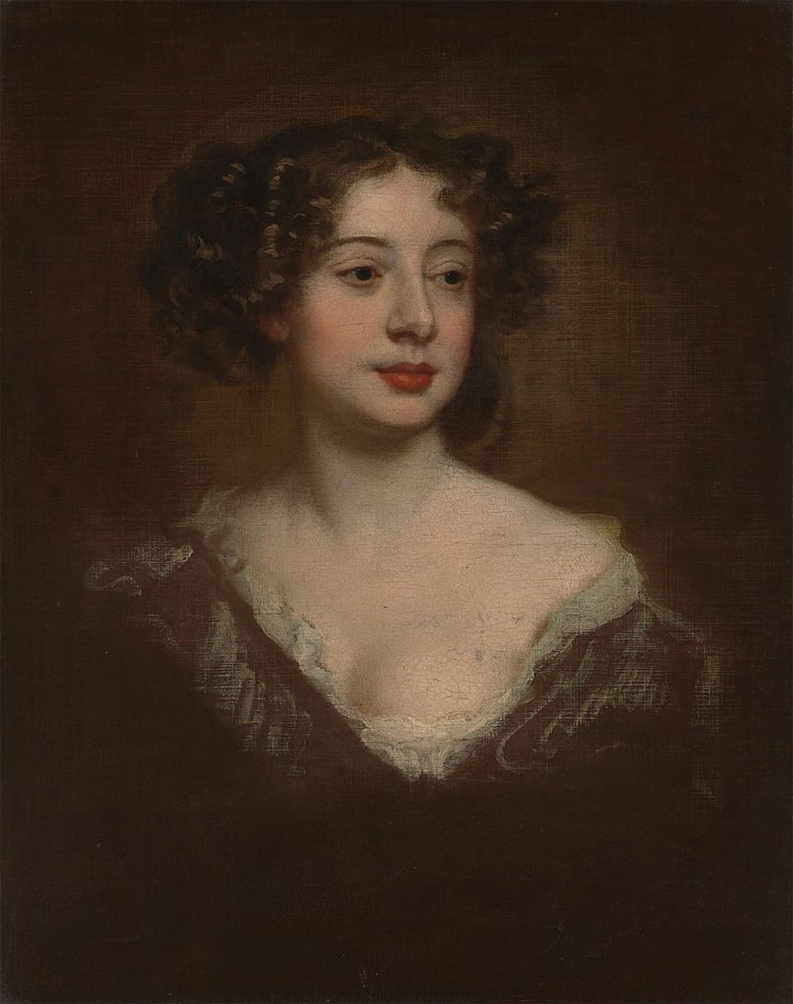 POSTERIIk Famous Animal Posters Vintage Picture Study for a Portrait of a Woman by Peter Lely Modern Wall Decor for Home Decor 60x90cm