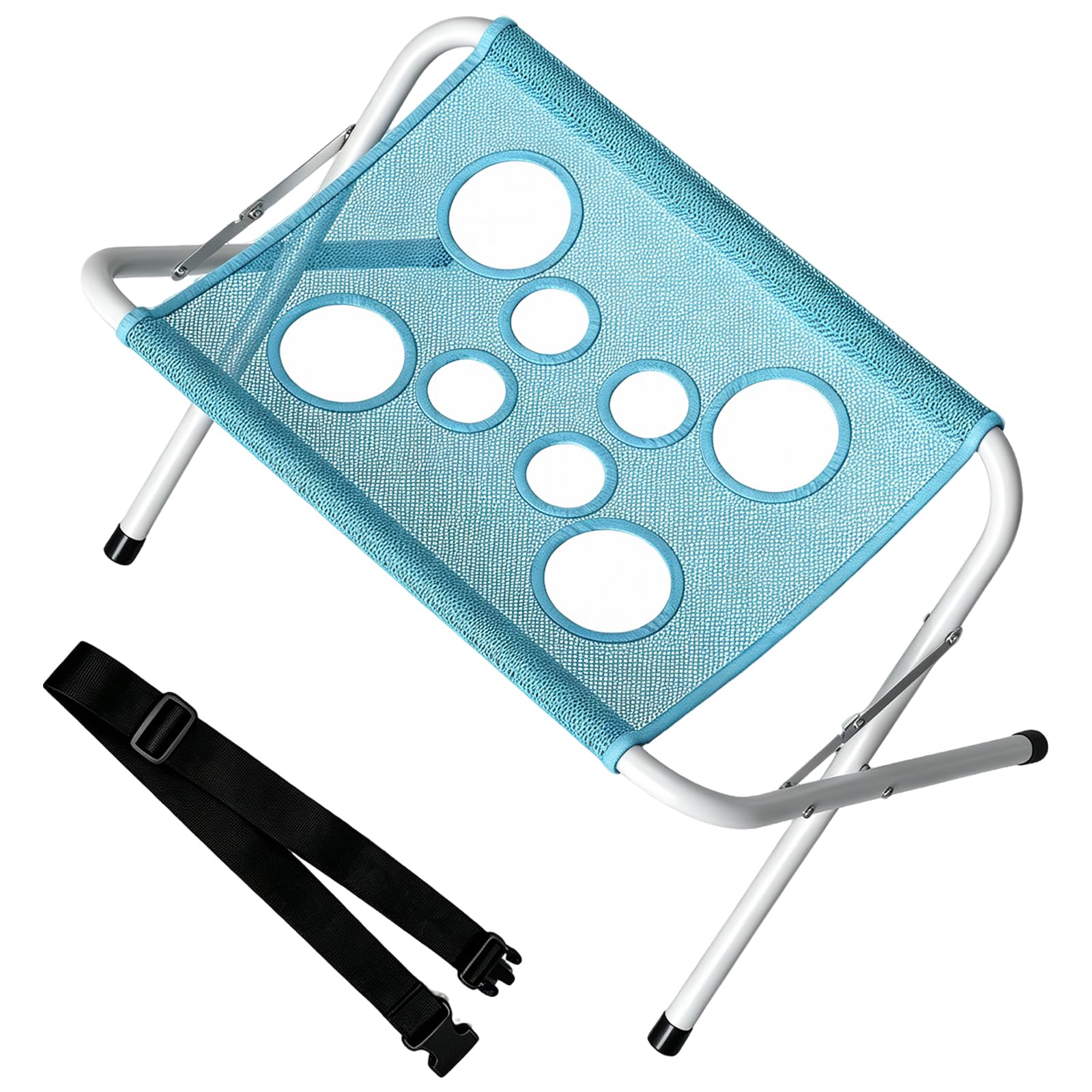 Dog Grooming Hammock, Pet Bathing Hammock, Foldable Pet Bathing Stand，Blue