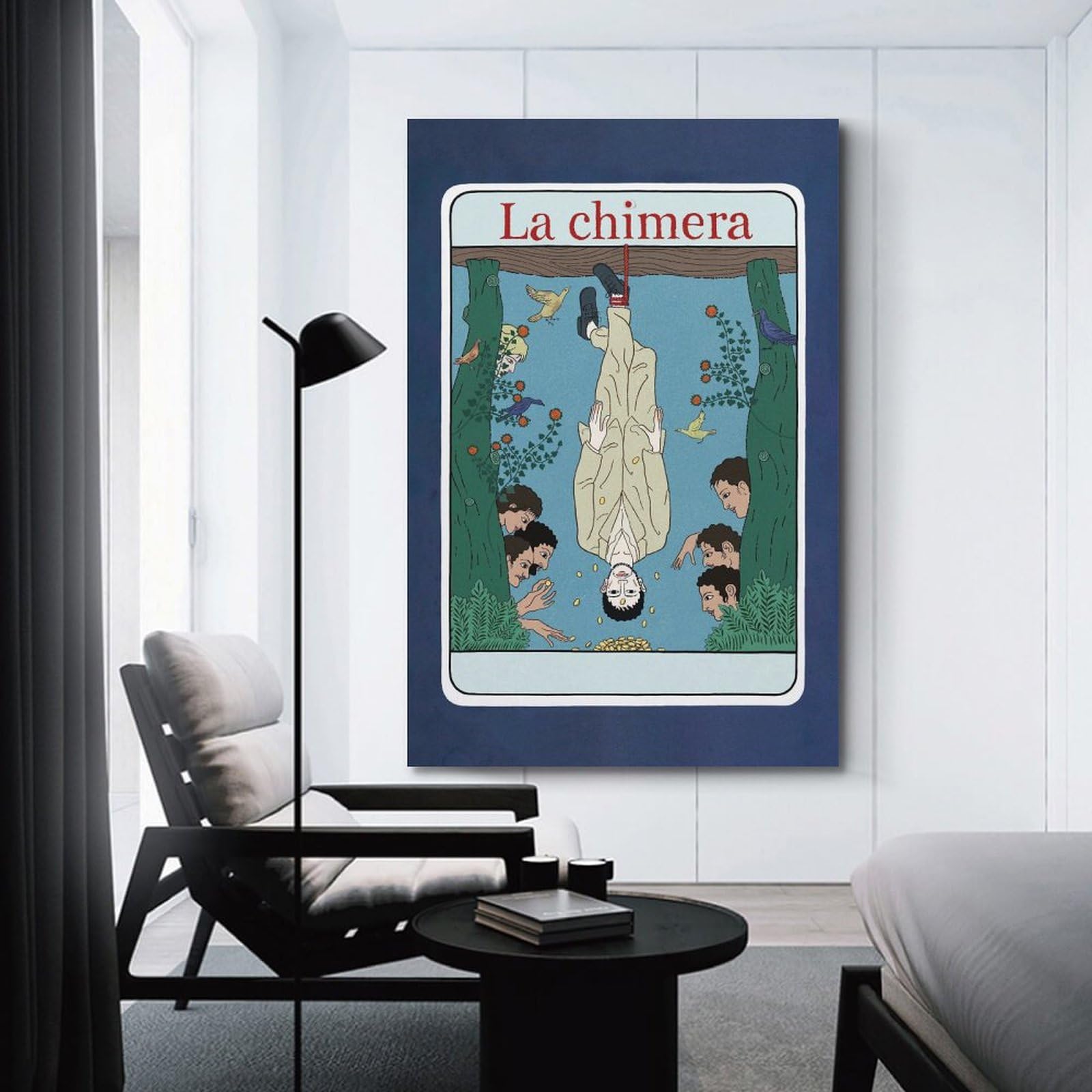 Azizat Poster La Chimera Moive decorazione artistica da parete per soggiorno e camera da letto, 40 x 60 cm, senza cornice