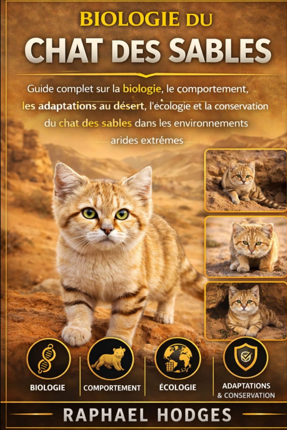 BIOLOGIE DU CHAT DES SABLES: Guide complet sur la biologie, le comportement, les adaptations au désert, l'écologie et la conservation du chat des sables dans les environnements arides extrêmes