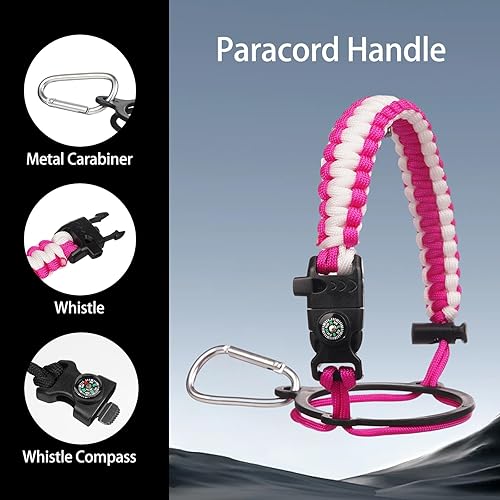 Miniatura 5 de Botella de agua aislada de 40 onzas, de acero inoxidable al vacío de triple pared (apta para lavavajillas), a prueba de fugas y sin BPA, jarra con