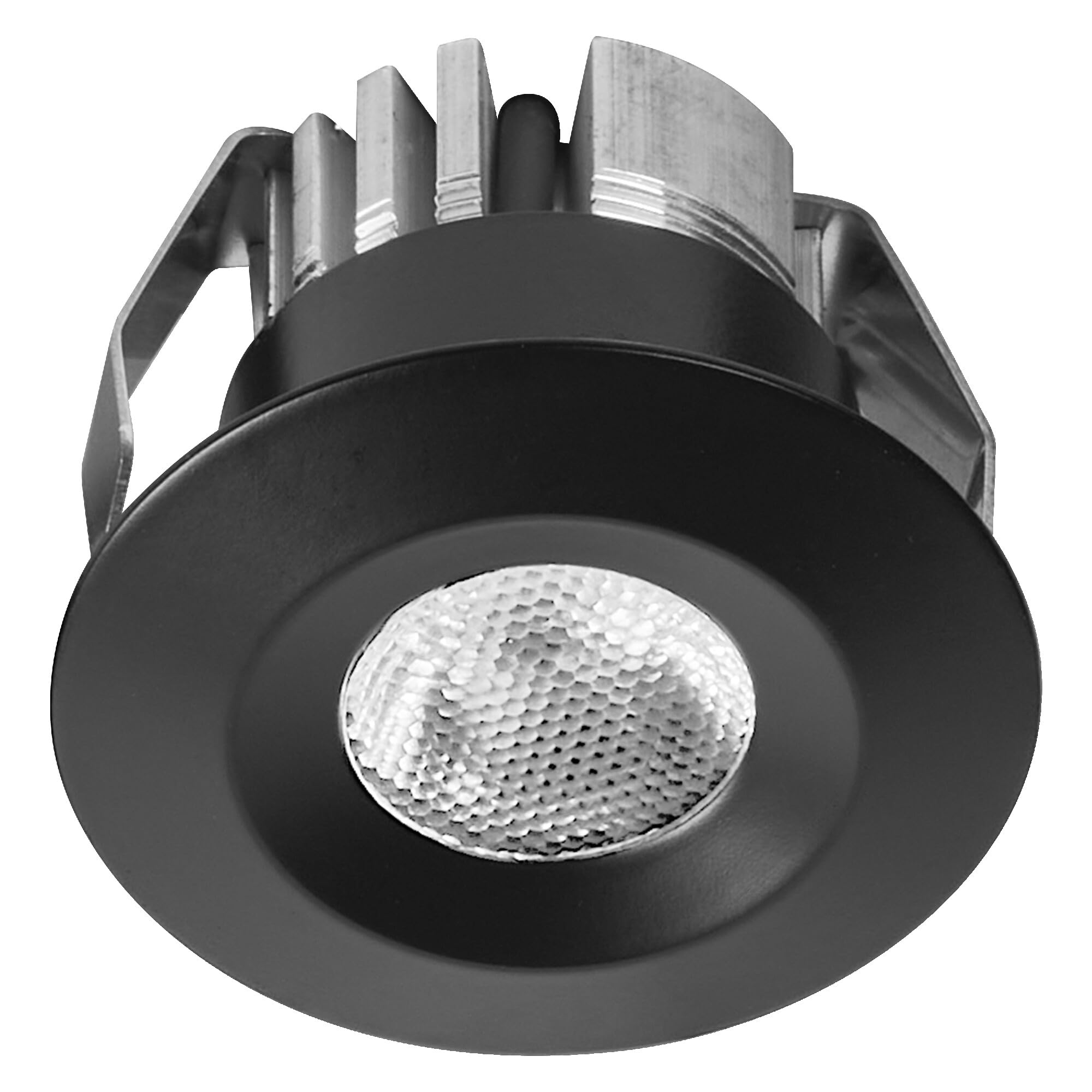 OSRAM Faretto da incasso LED Mini Spot 6W Nero IP44, set di 5 faretti da soffitto 42mm 450lm, bagno cucina bianco caldo 3000K