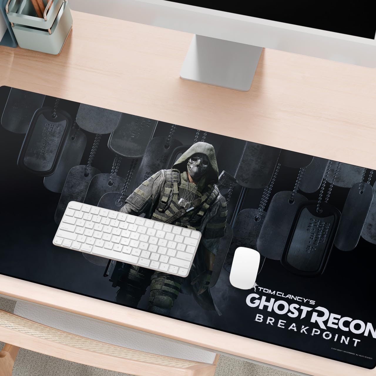 Head Case Designs Officially Licensed Tom Clancy's Ghost Recon Breakpoint Walker Poster Character Art 37.4 x 15.75 x 0.16 inches (900 x 400 mm) - XL Gaming Office Desk PC Keyboard Mouse Mat Pad
