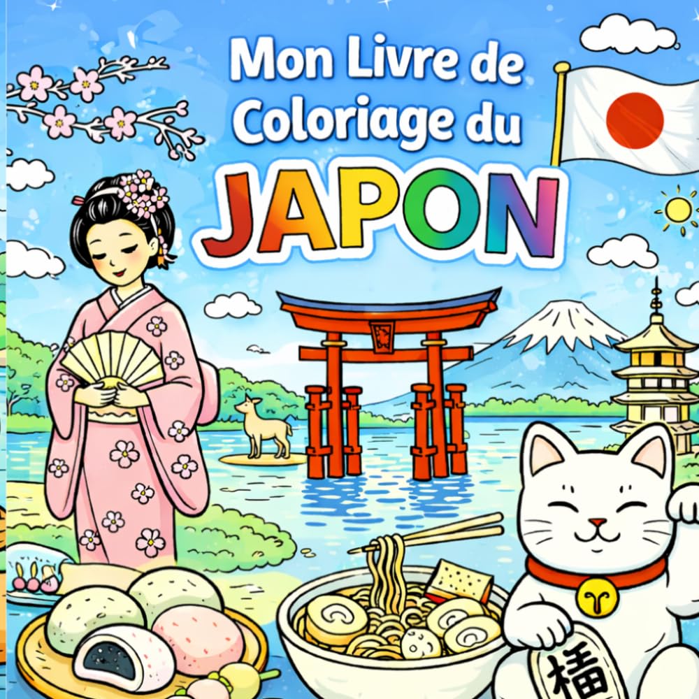 Mon livre de coloriage du Japon