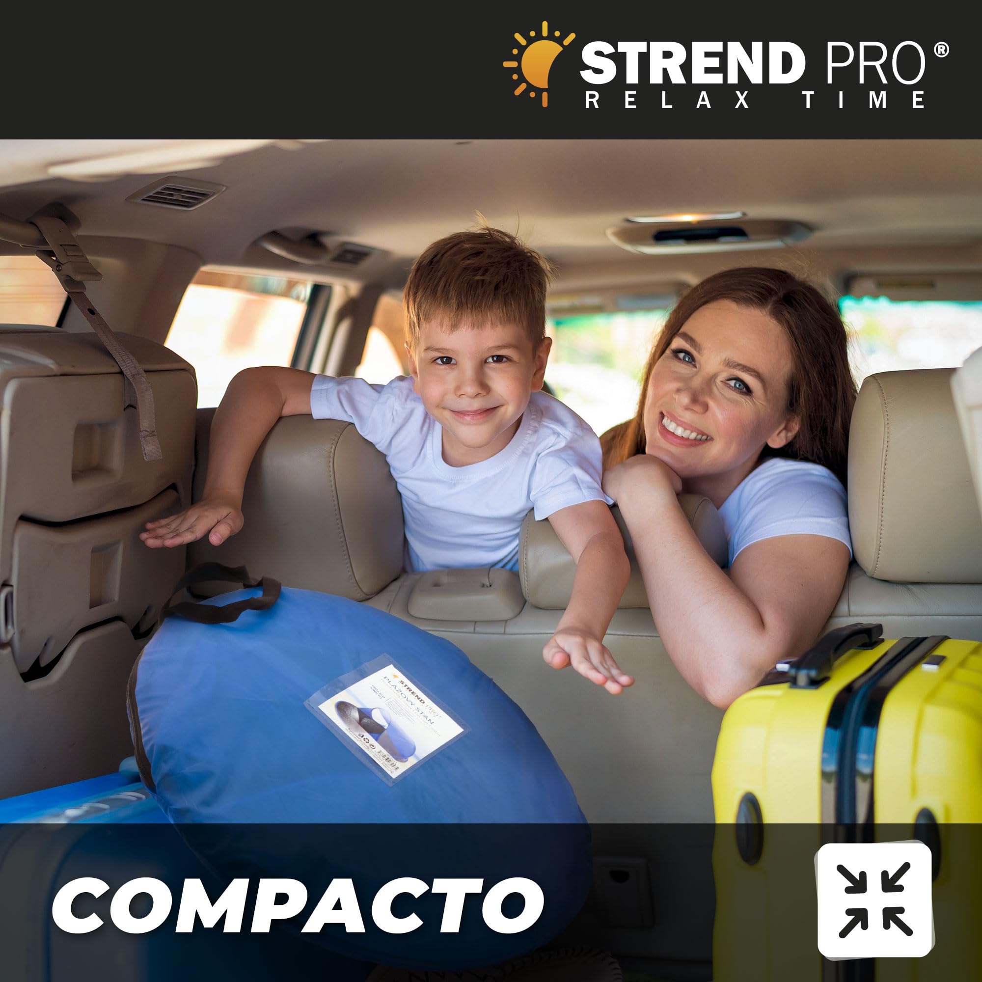 STREND PRO Tienda de campaña Pop Up 190x120x90 cm Protección UV Playa
