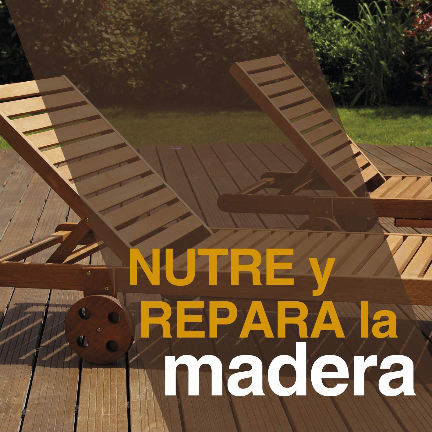 Aceite para Teca - Nutre, revitaliza y enriquece la madera. Máxima protección para tus muebles de Jardín. (1 Litro)