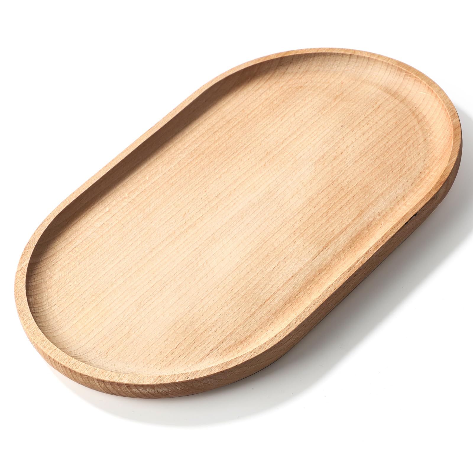 Amazon｜木製トレー トレイ コイントレー キャッシコトレイ 会計盆 楕円 長さ26cm*幅16cm｜トレイ・盆 オンライン通販