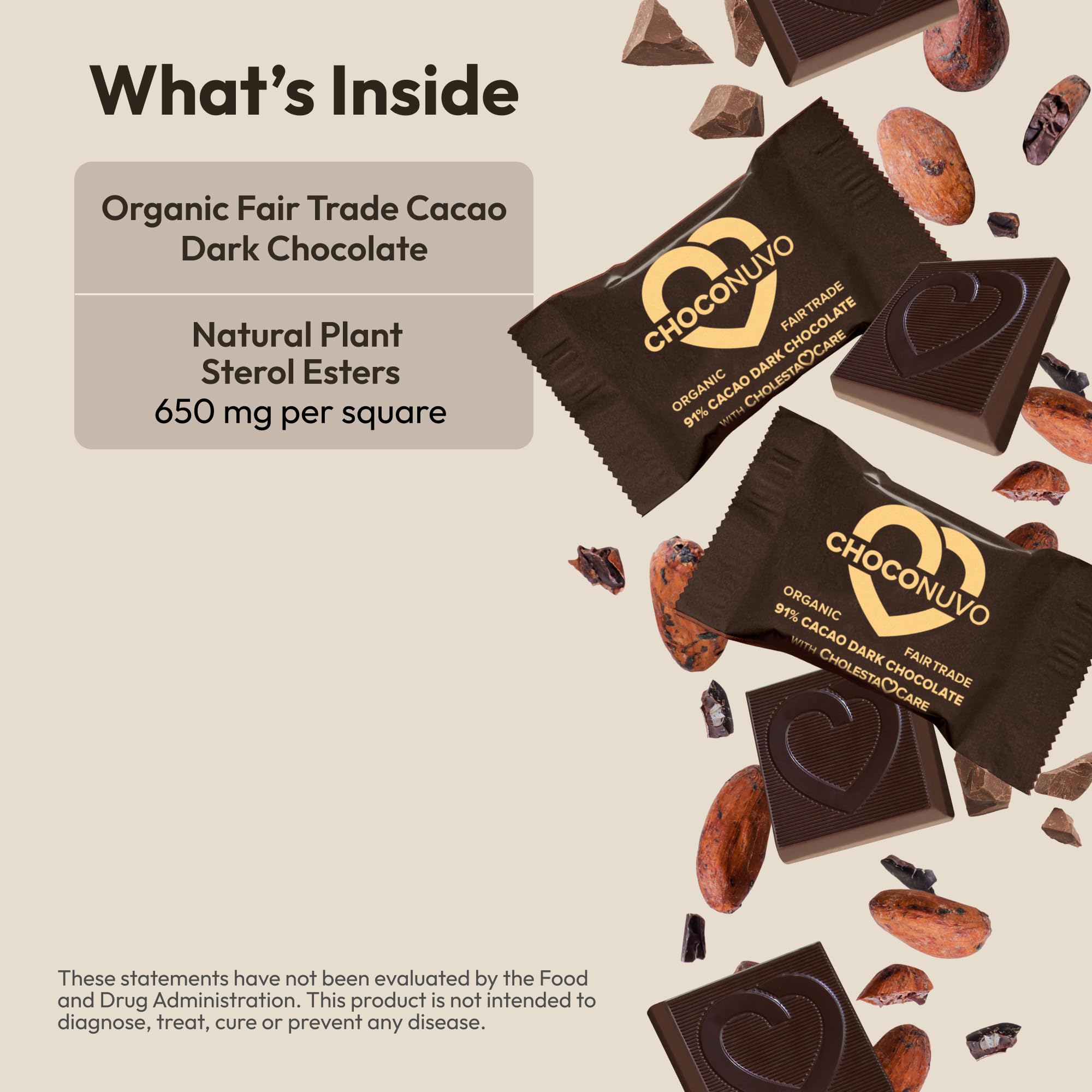 Amazon.com : ANDREW LESSMAN ChocoNuvo 91% Cacao 180 Pieces