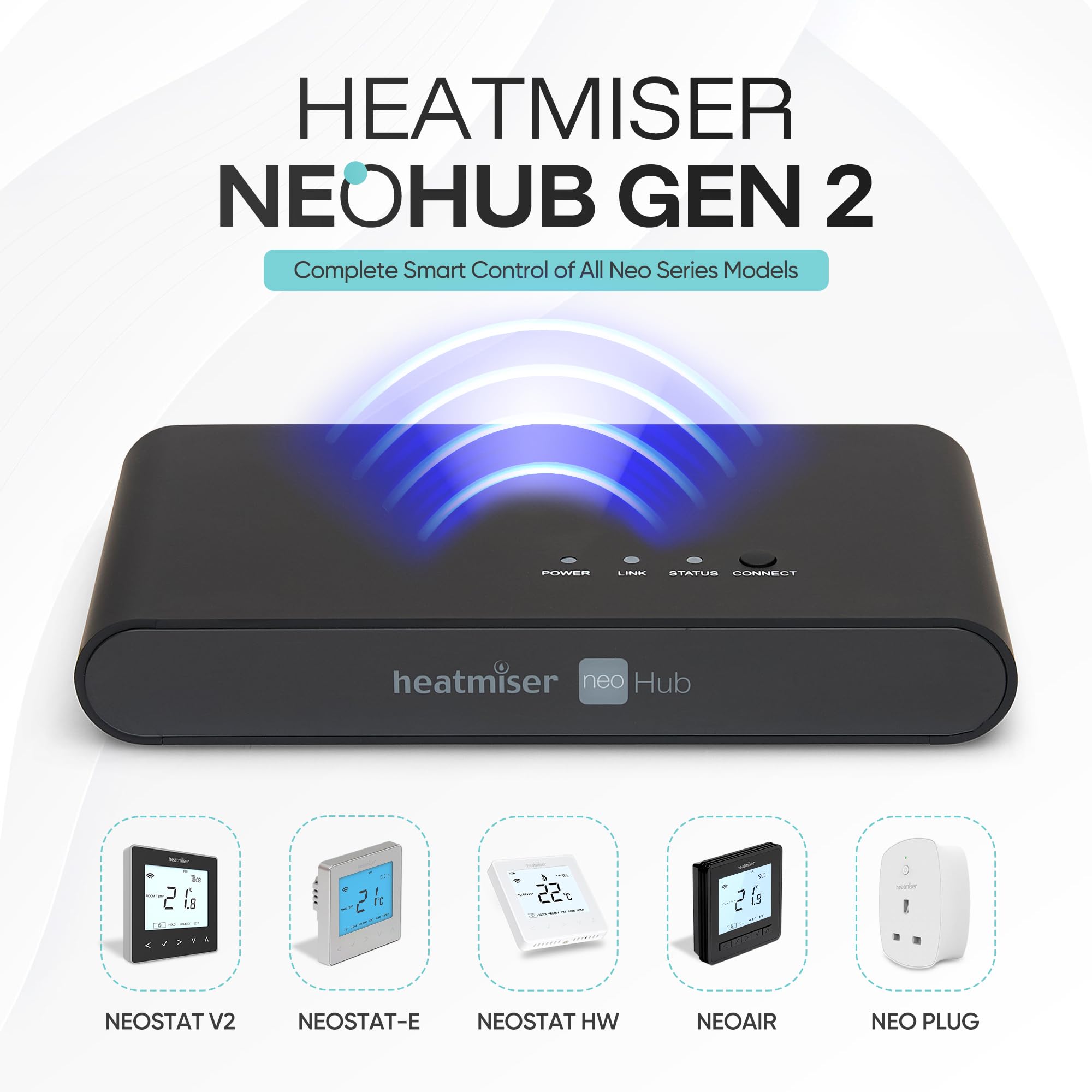 Heatmiser NeoHub Gen 3 Home Internet Gateway Neo Hub for Use With Heatmiser Thermostat Neo Series Neostat NeoAir NeoPlug LavaTap Smart Home - Image 2