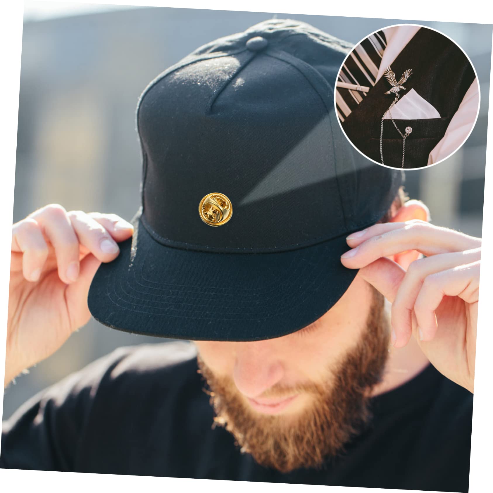 SEWACC 250juegos Pasadores De Seguridad Para Alfileres Accesorios Para Broches Pin De Corbata y Chapas Para Manualidades y Cierre Práctico y Duradero