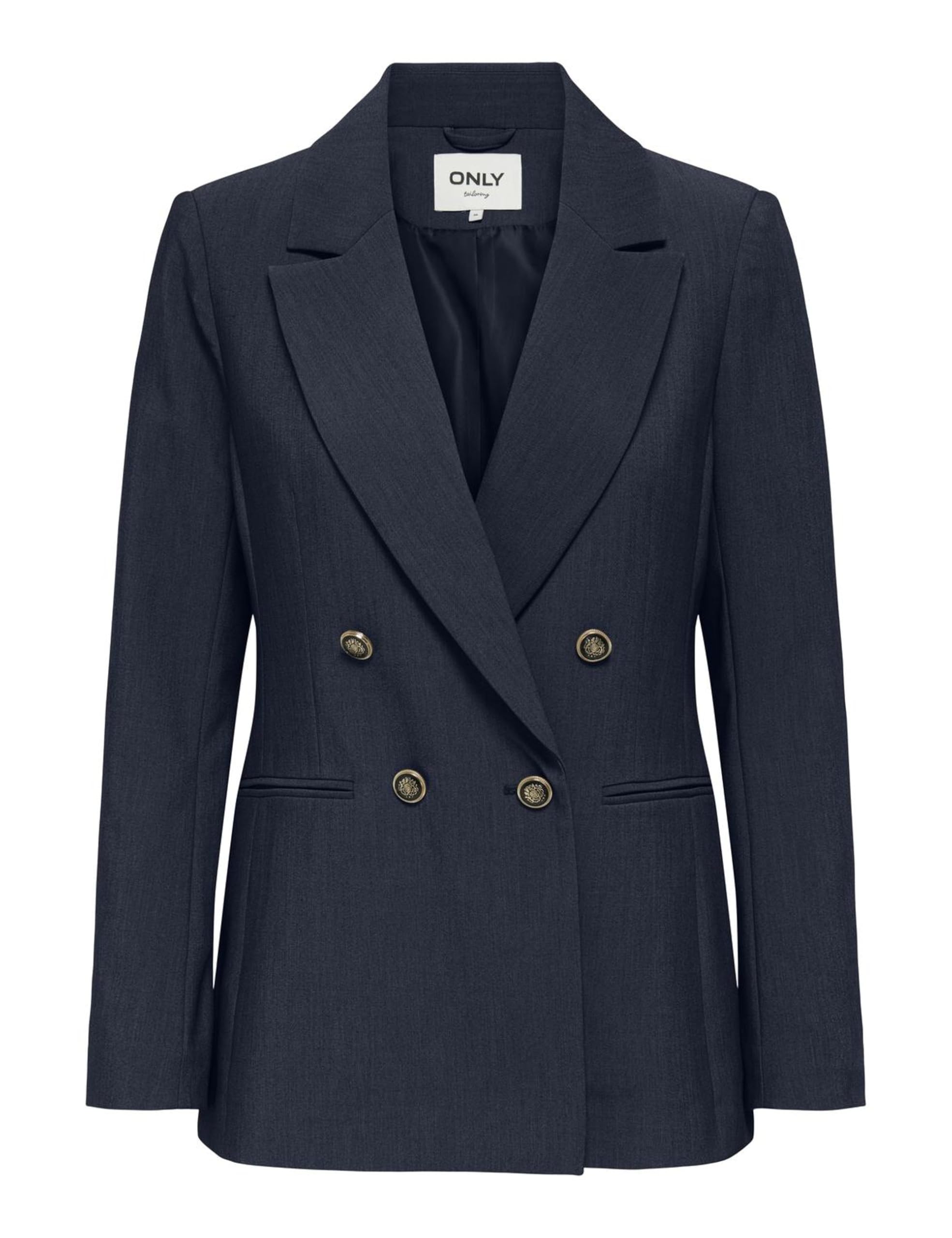 ONLY Onlastrid Life L/S Fit TLR Noos, Navy Blue Blazer, 44 Women, Navy Blue Blazers, 12