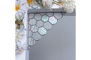 Doorway Corner Decor Beehive Stained Glass Honeycomb