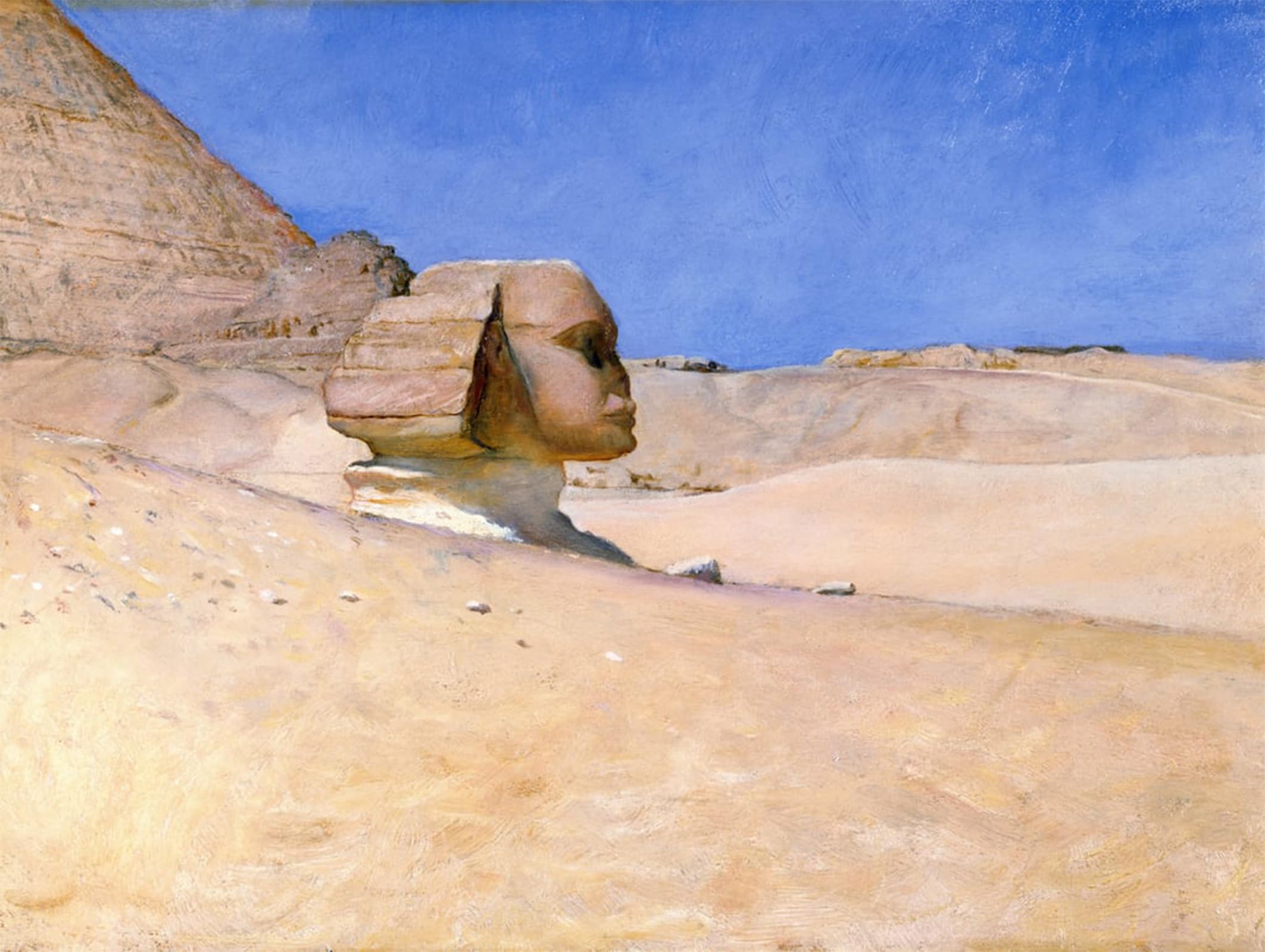 SERENDIPITP Vintage Wall Art Canvas Nordic Poster Canvas Print Picture the Sphinx At Midday in Summer by William Blake Richmond Wall Art Poster for Home Decor 60x90cm