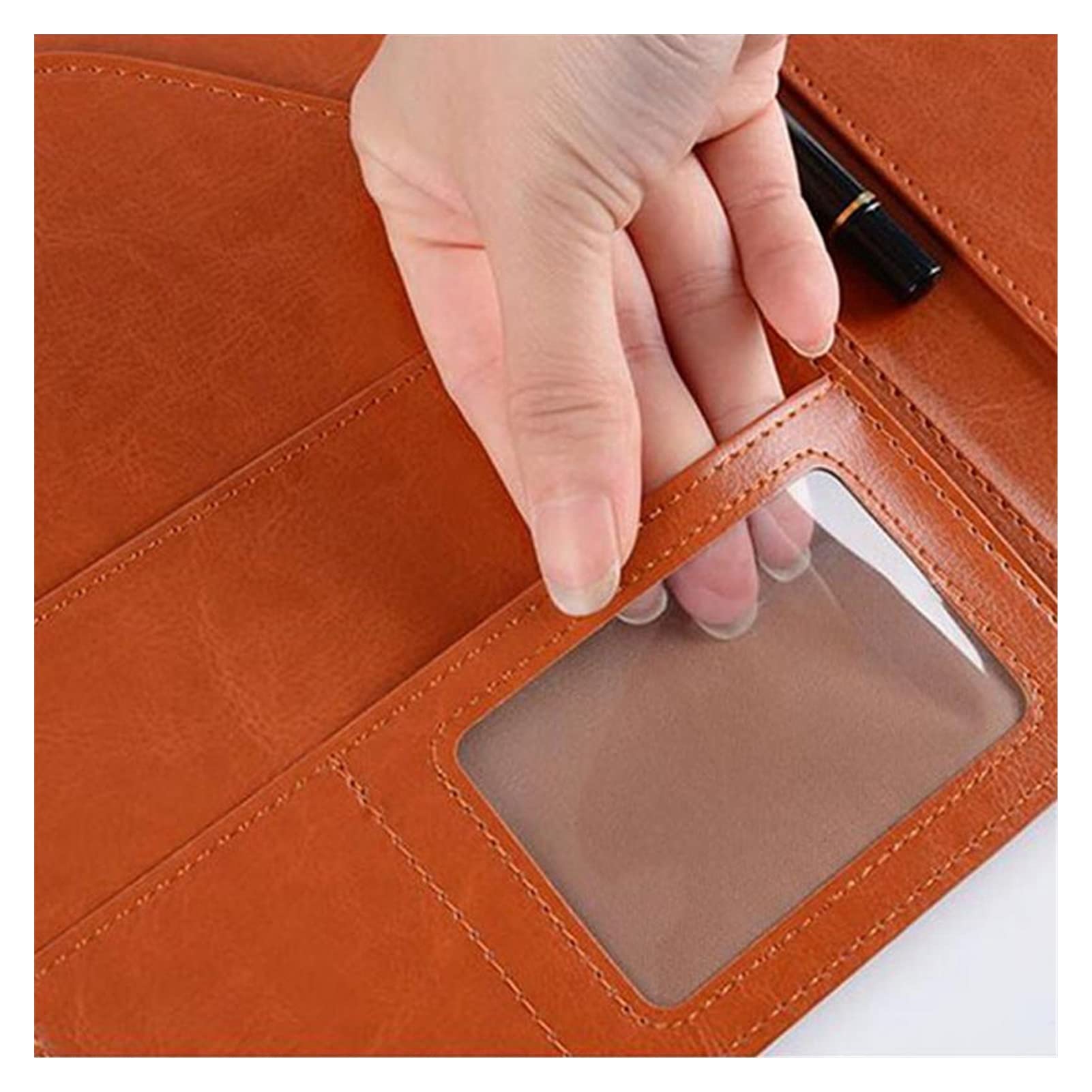 Cartella Portadocumenti Multifunzione in Similpelle Organizer Office Manager Clip Writing