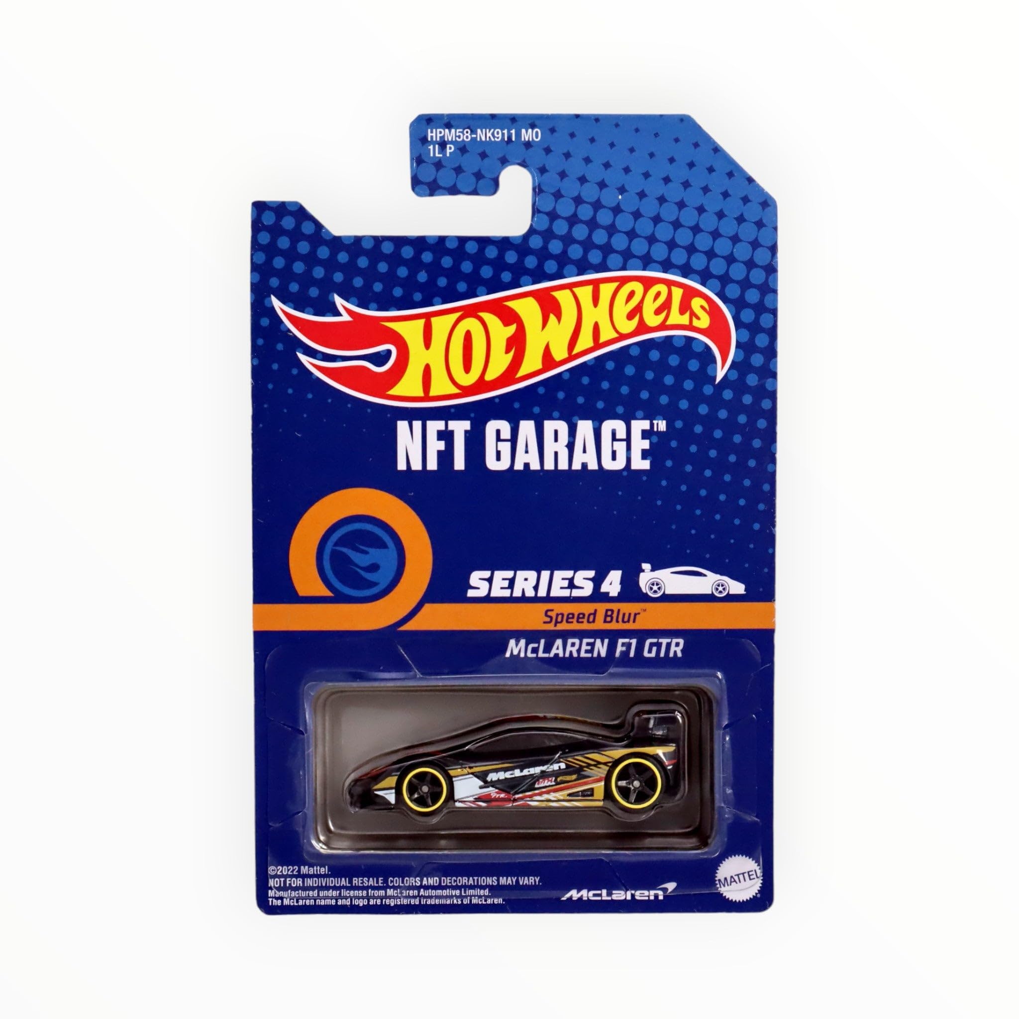 Amazon.com: Hot Wheels McLaren F1 GTR - NFT Garage (2022) #1