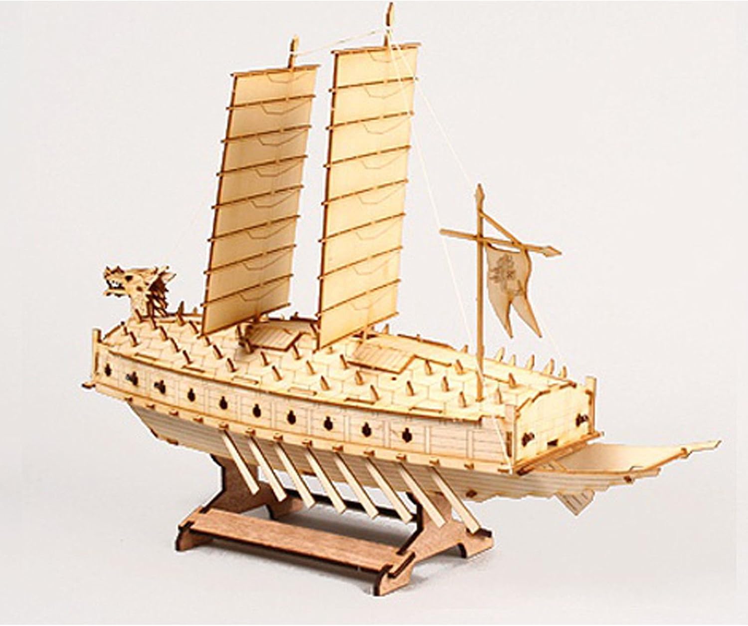 Battleship TURTLE SHIP Model Kits Korean Classic Warship Wood by Young Modeler