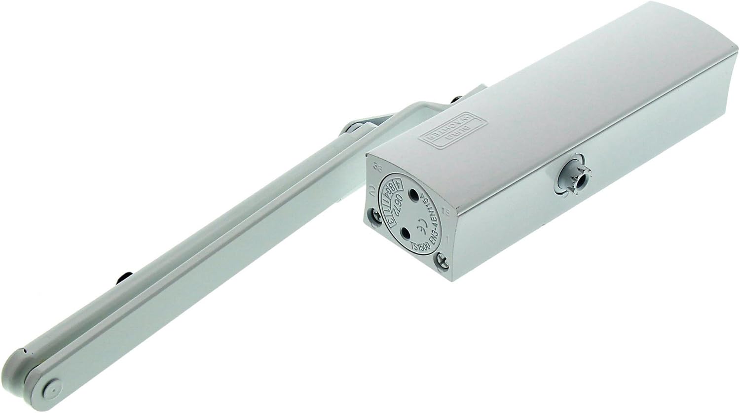 Burg-Wächter TS 1500 W SB Door Widths Up to 110 cm Small Door Closer Door Weight Up to 130 kg, Pack of 1, White
