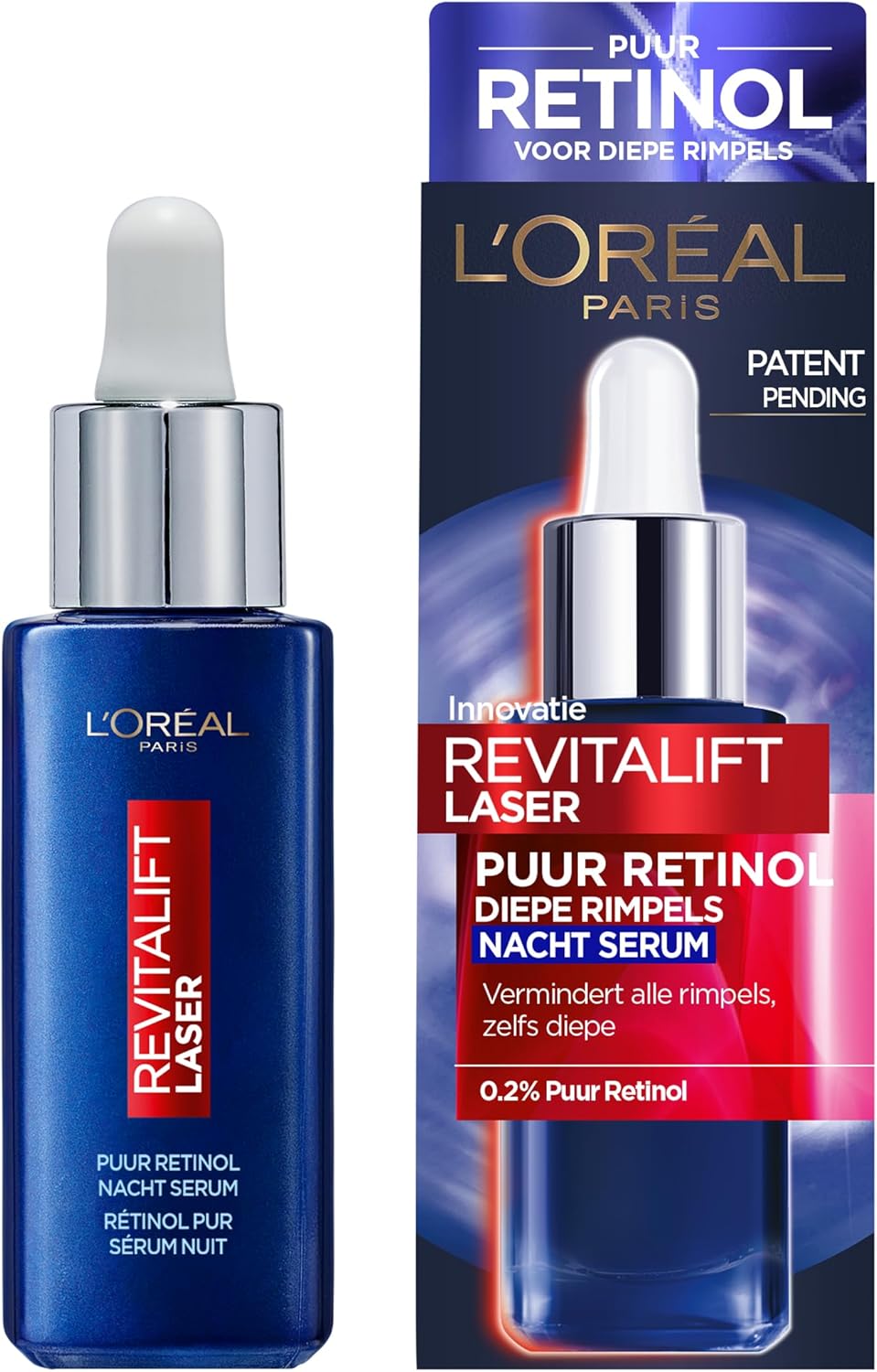 L’Oréal Paris Revitalift Laser X3 Puur Retinol Nachtserum – Anti-rimpel – 30ml