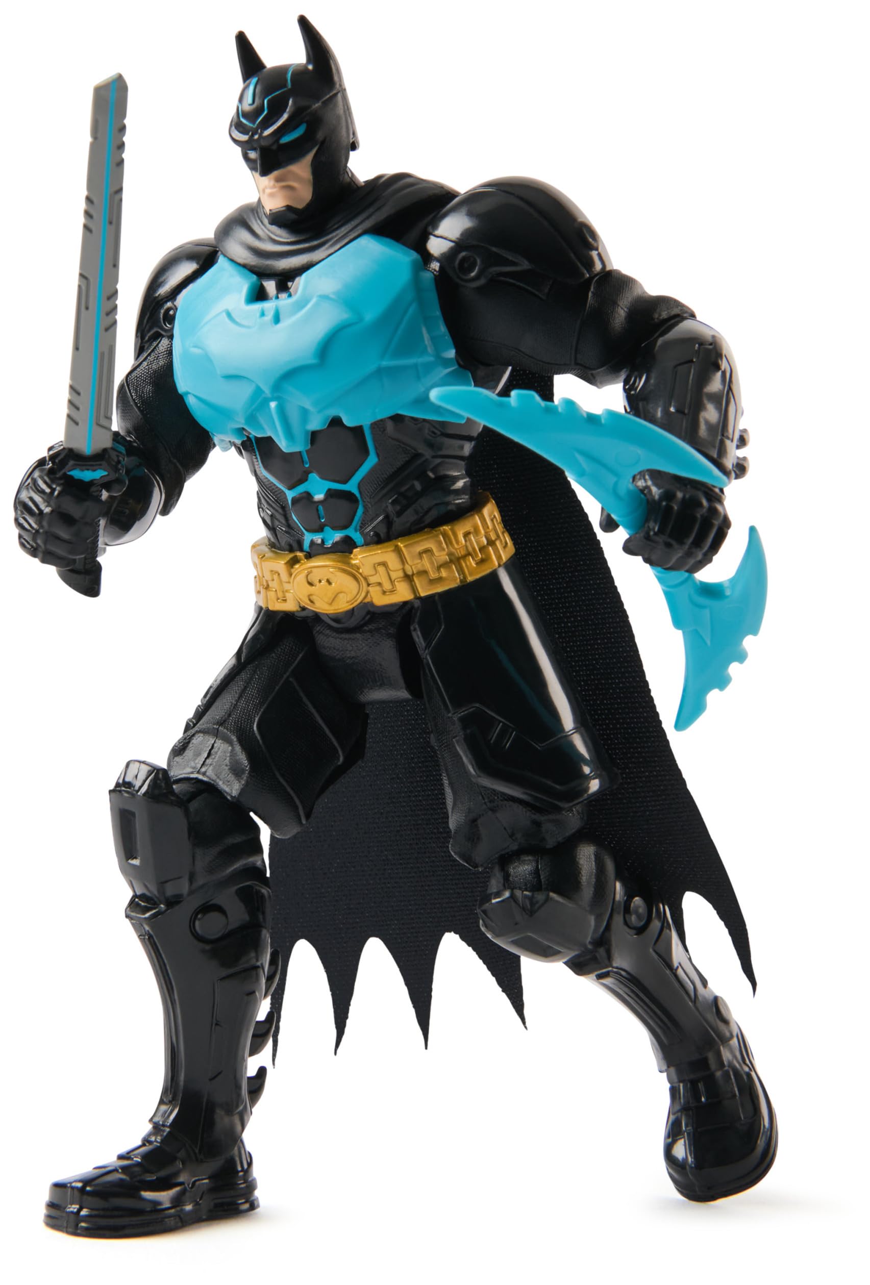 DC Comics, Batman Ninja Strike 15cm Batman Action Figure with Pop-Out Ninja Accessories, Super Hero Kids Toys for Boys and Girls Ages 3 and Up
