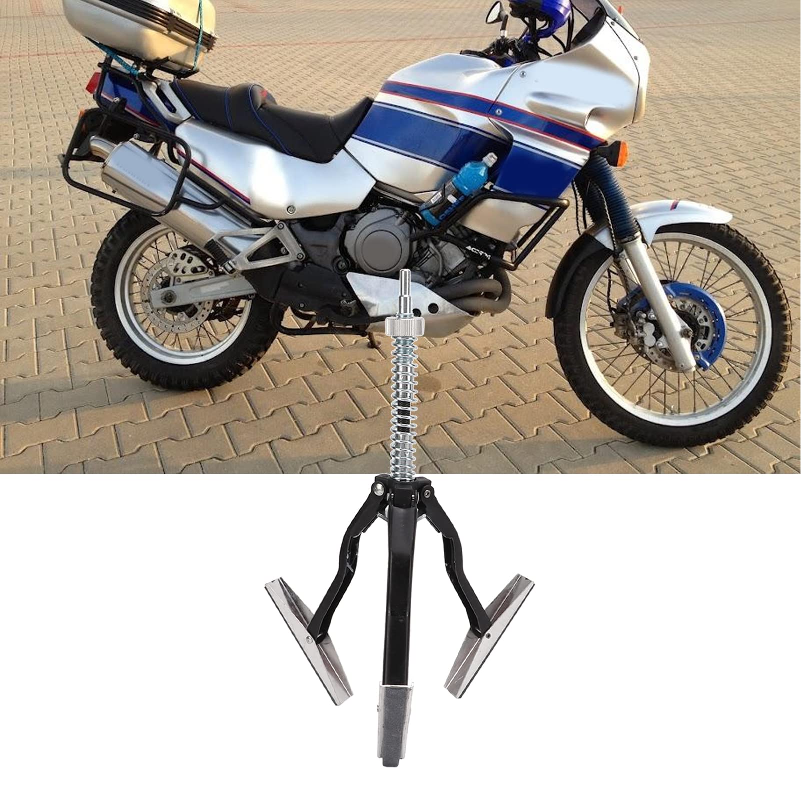 KIMISS Honer de Cylindre de Moteur, Outil de Déglaçage de Cylindre de Moteur en Métal Honer Réglable de 2 à 7 Pouces Accessoire de Réparation Automobile en Métal à 3 Mâchoires
