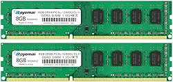 16GBKit (2X8GB) DDR3 RAM, DDR3 1600 8GB PC3L-12800U DDR3L Dimm 2Rx8 1.35V/1.5V CL11 Memória RAM para computador desktop