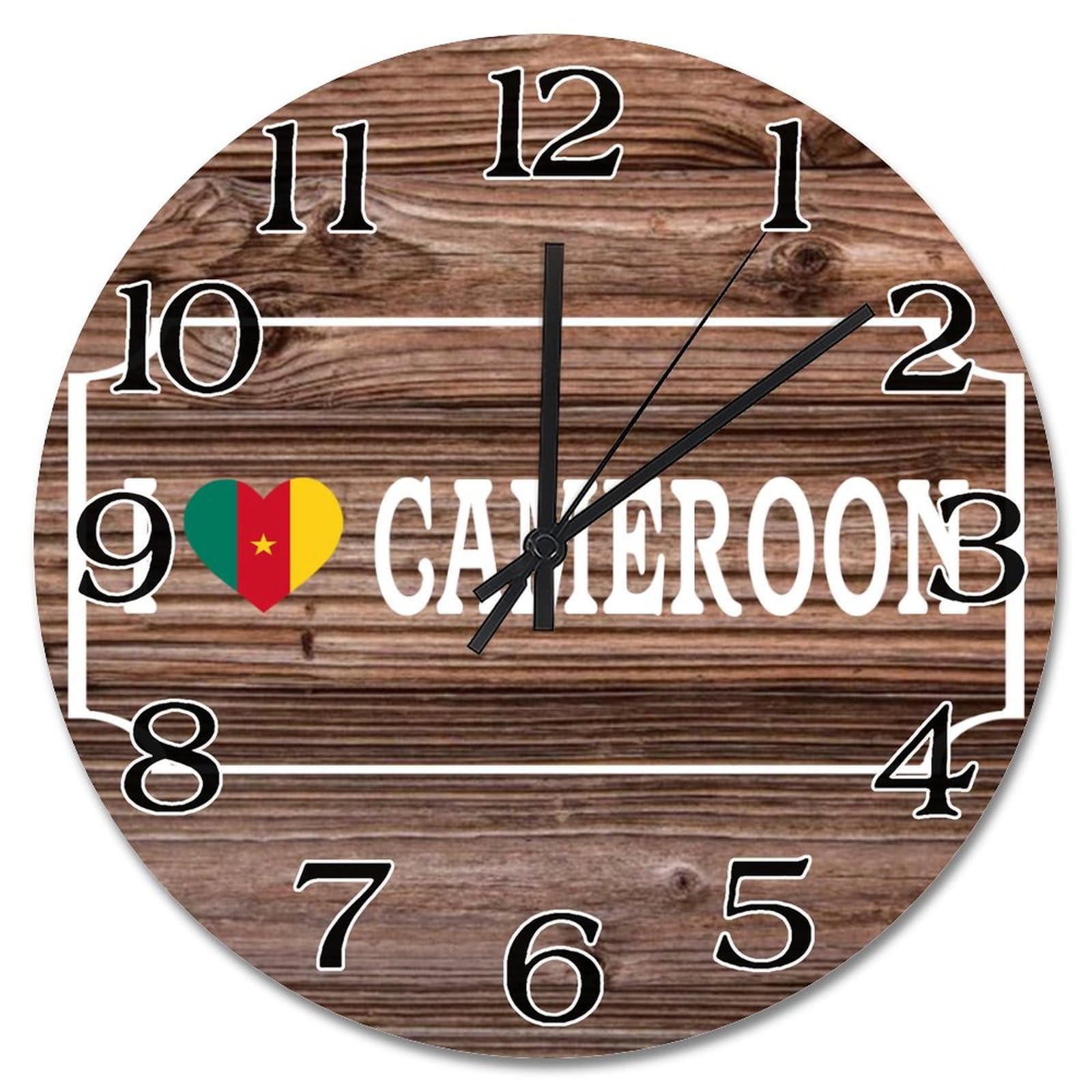 Horloge murale Cameroun : sublimez votre salon avec un style rustique