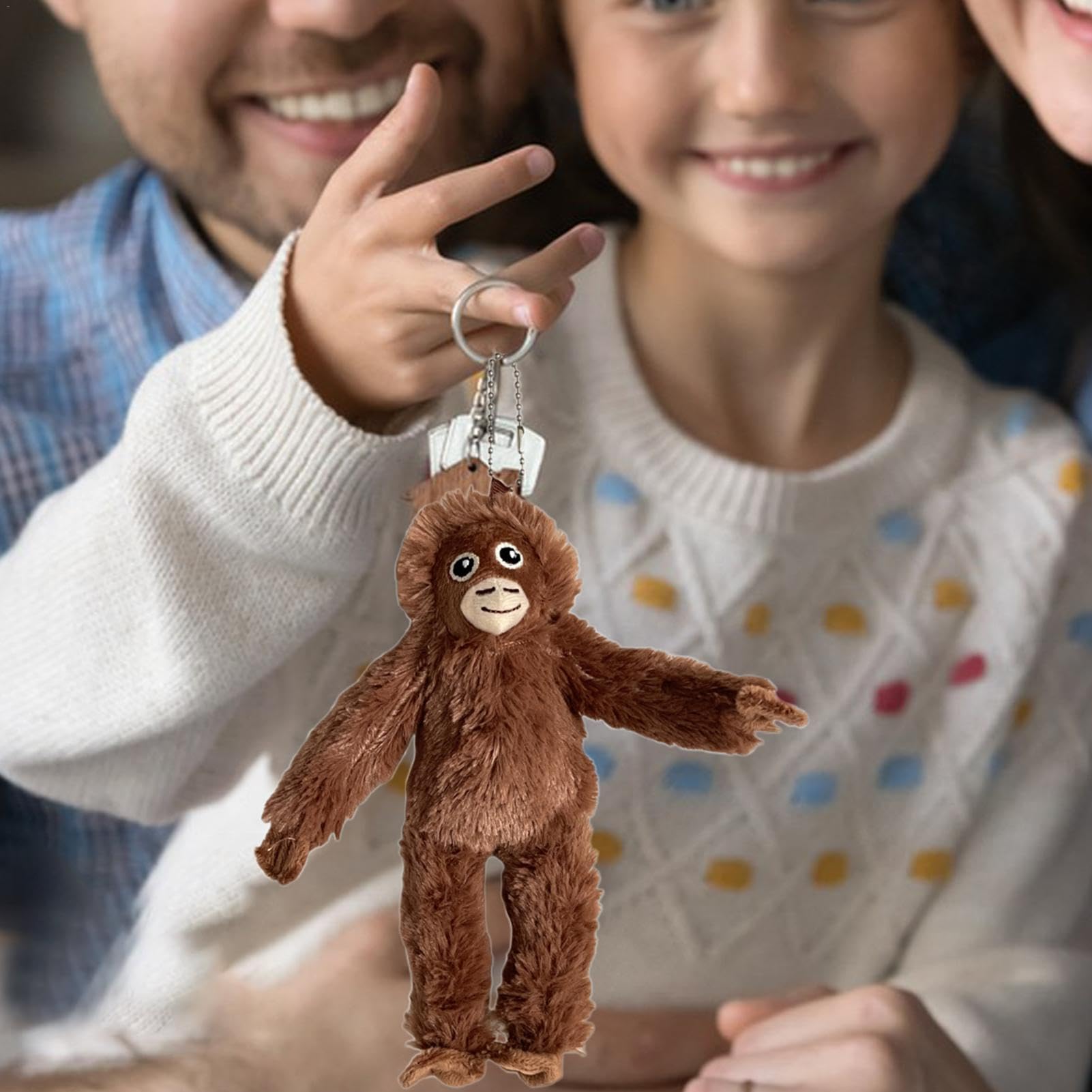 Ciondolo Portachiavi In Peluche A Forma Di Ape - Morbido Accessorio Per Borse E Zaini - Regalo Per Bambini E Collezionisti - 3