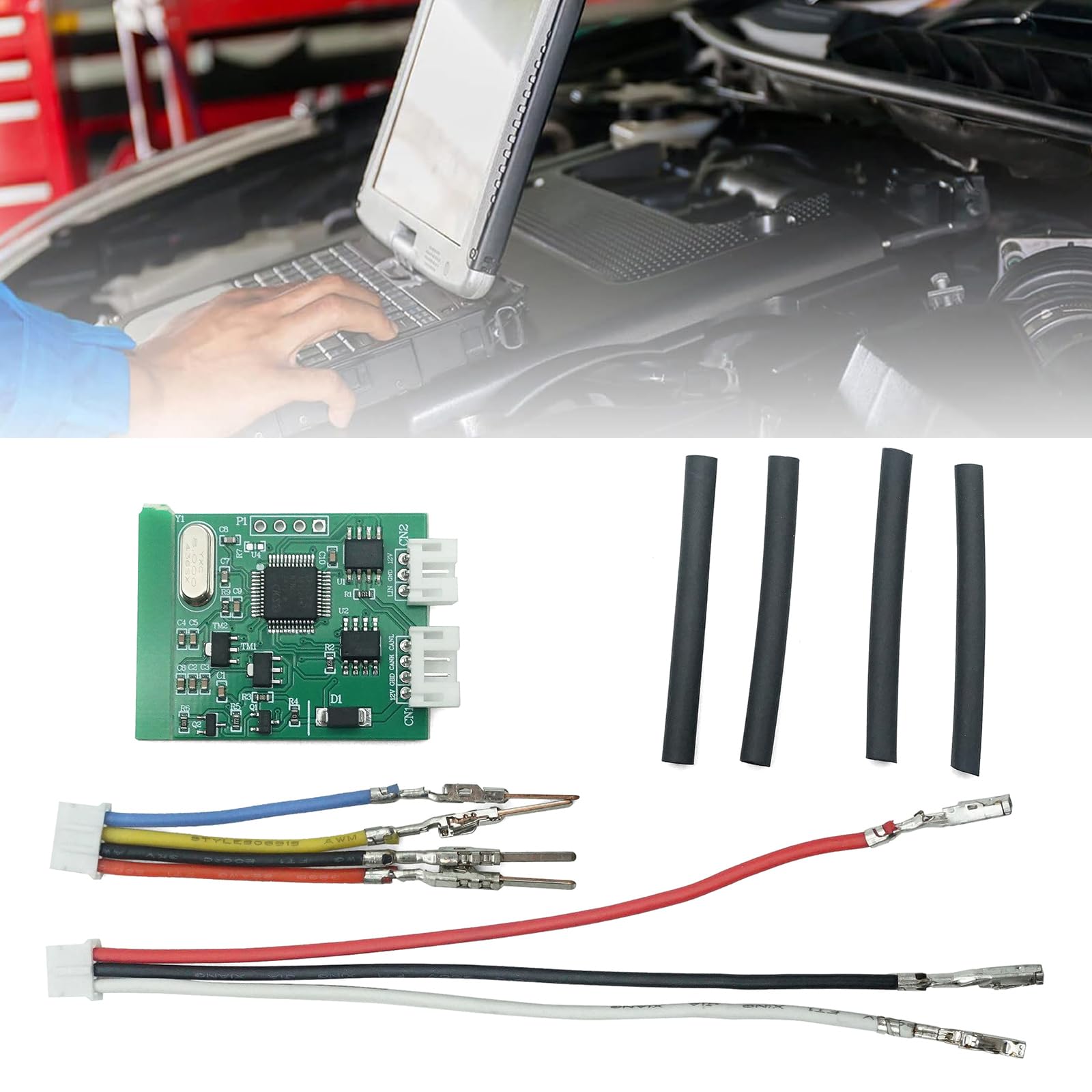 NUEAYMS Strumento di traduzione diagnostica auto, volante, protocolli, elaborazione intelligente del segnale, circuito fisso, volante