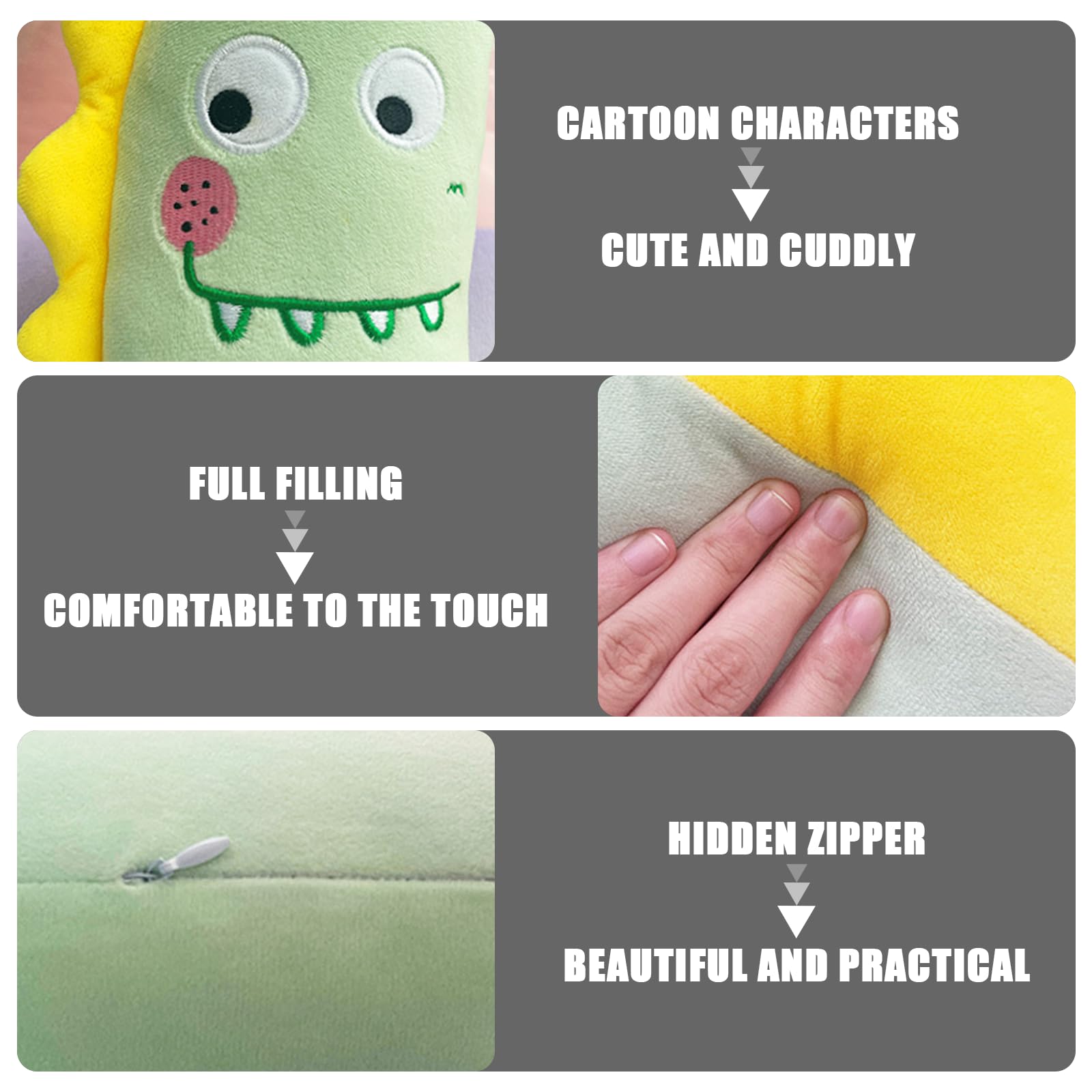 H-Shape - Supporto per la testa che dorme in auto, cuscino per auto per bambini, cuscino per il collo lavabile, massimo comfort e sicurezza, per bambini e adulti, per testa, collo, braccia