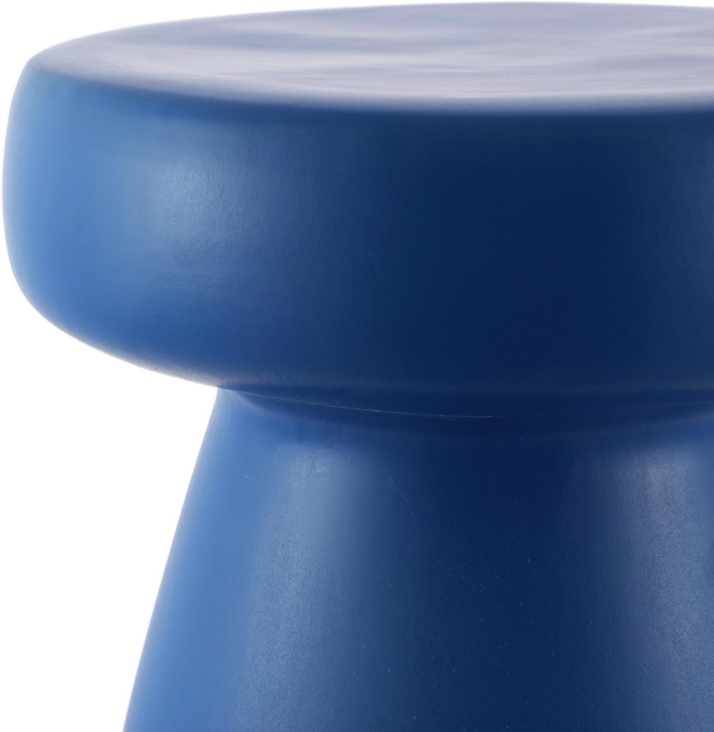 SAFAVIEH Home Collection Nomo Modern Cobalt Blue Ceramic 16-inch Decorative Accent Garden Stool for Living Room, Bathroom, Patio, Side Table, Plant Stand (Fully Assembled)