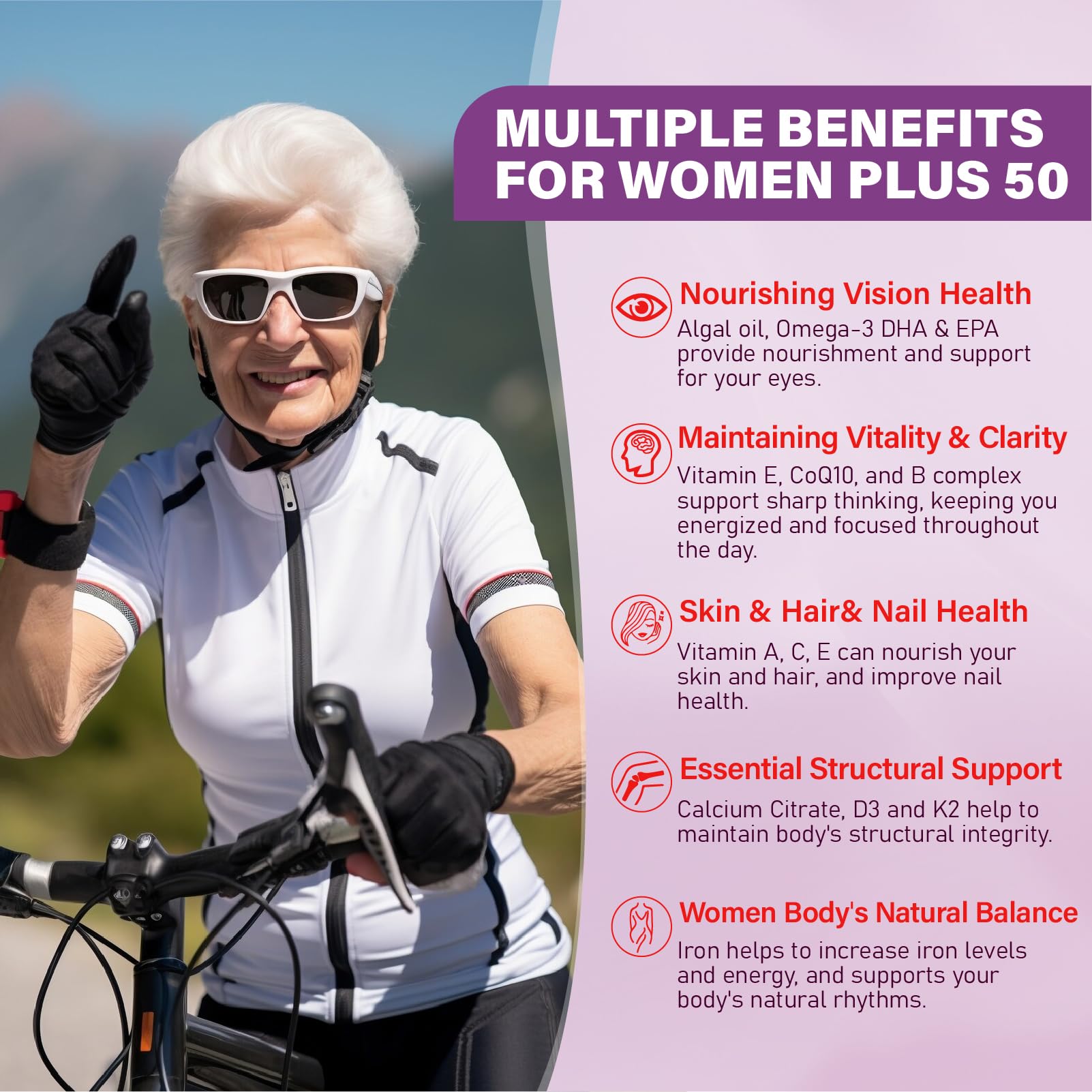 Multivitamin Gummies for Women 50 Plus - Methylated Multivitamin Gummy — Amazon image 5