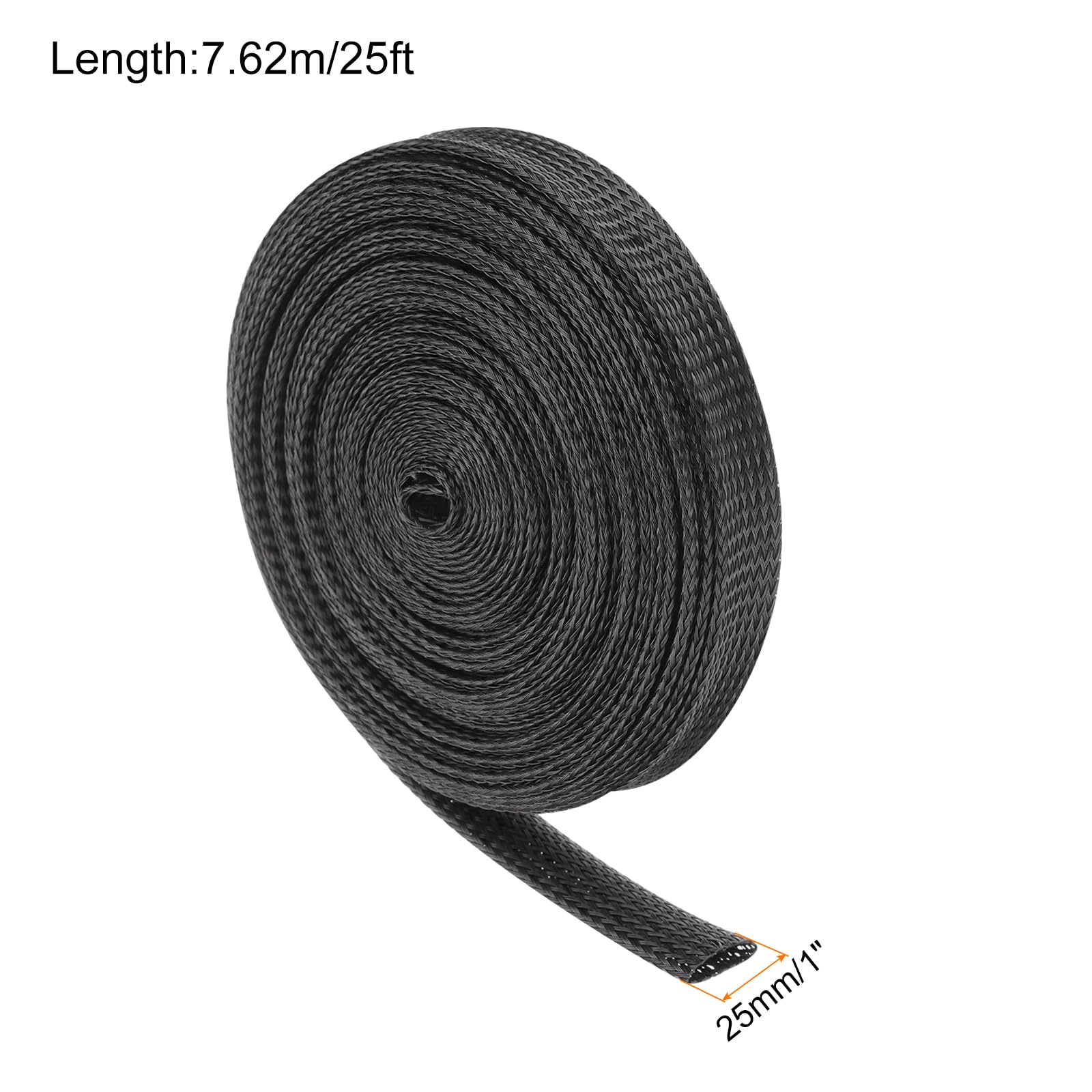 Rebower 25ft PET Expandable Wire Loom 1 Inch - Image 2