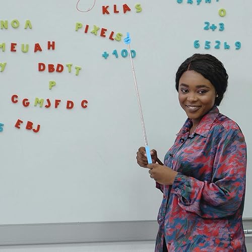 Miniatura 7 de 3 palos de puntero de dedo para profesores, puntero telescópico para profesores de preescolar para presentación en el aula, pizarra blanca, palo de