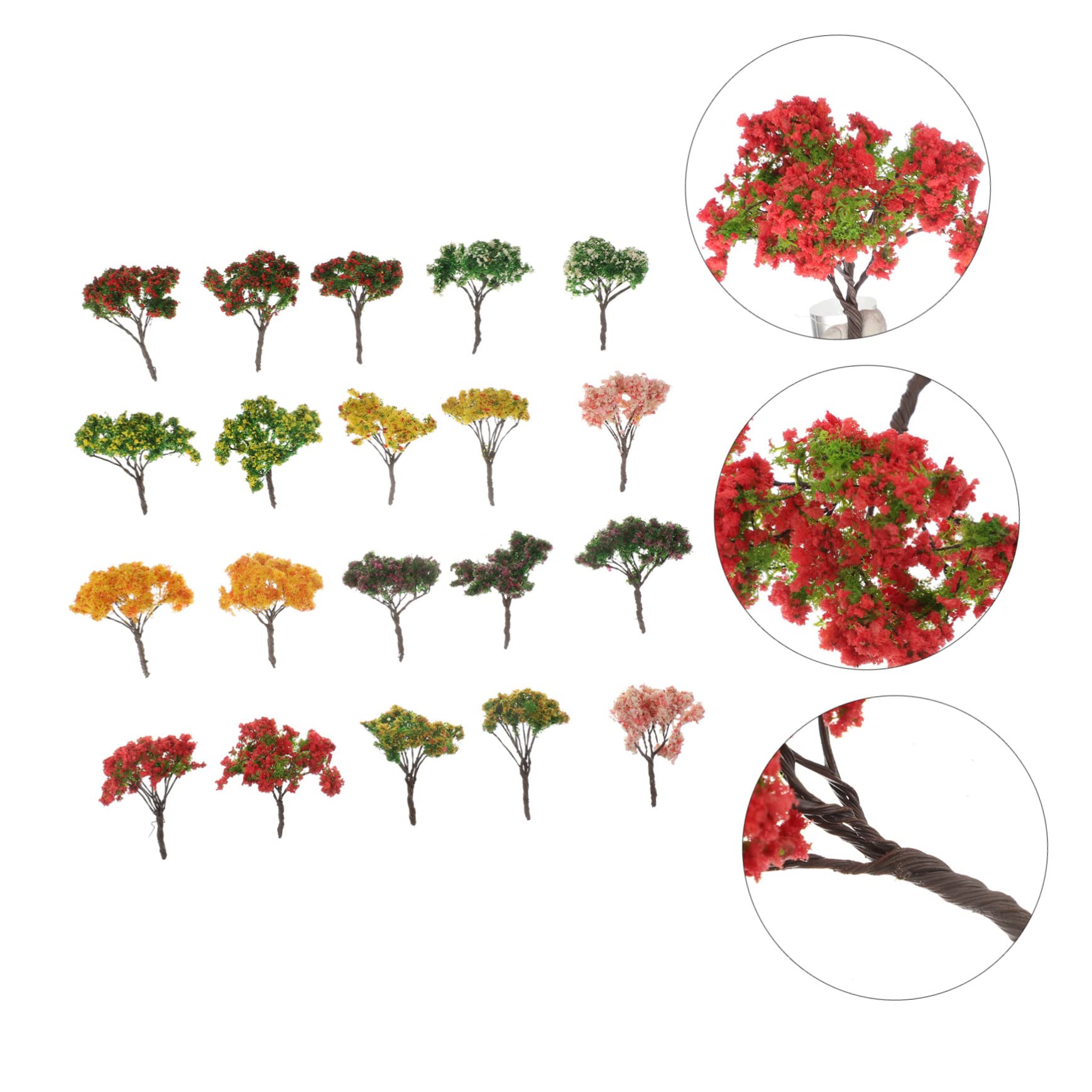 SHINEOFI 2x Modellbaum Pulver & Kunstmoos - 60g Dosen Für Modellbau