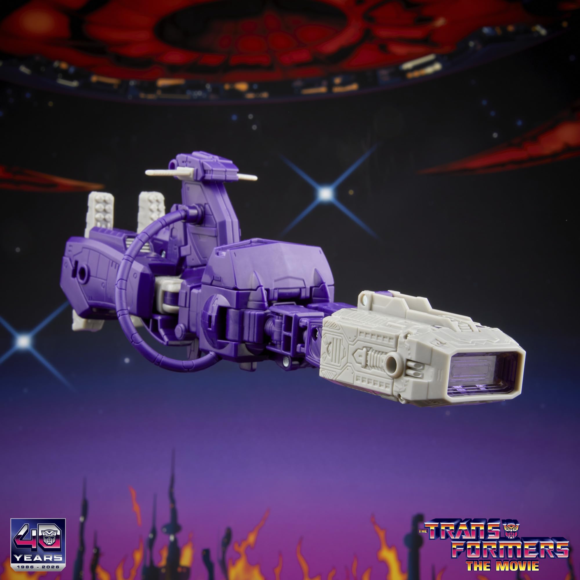 Transformers Studio Series Voyager Class, action figure convertibile di Shockwave da 16,5 cm, The The Movie, giochi dagli 8 anni in su | Transformers Studio Series Action Figure Voyager Class (2026 Wave 2) - Shockwave