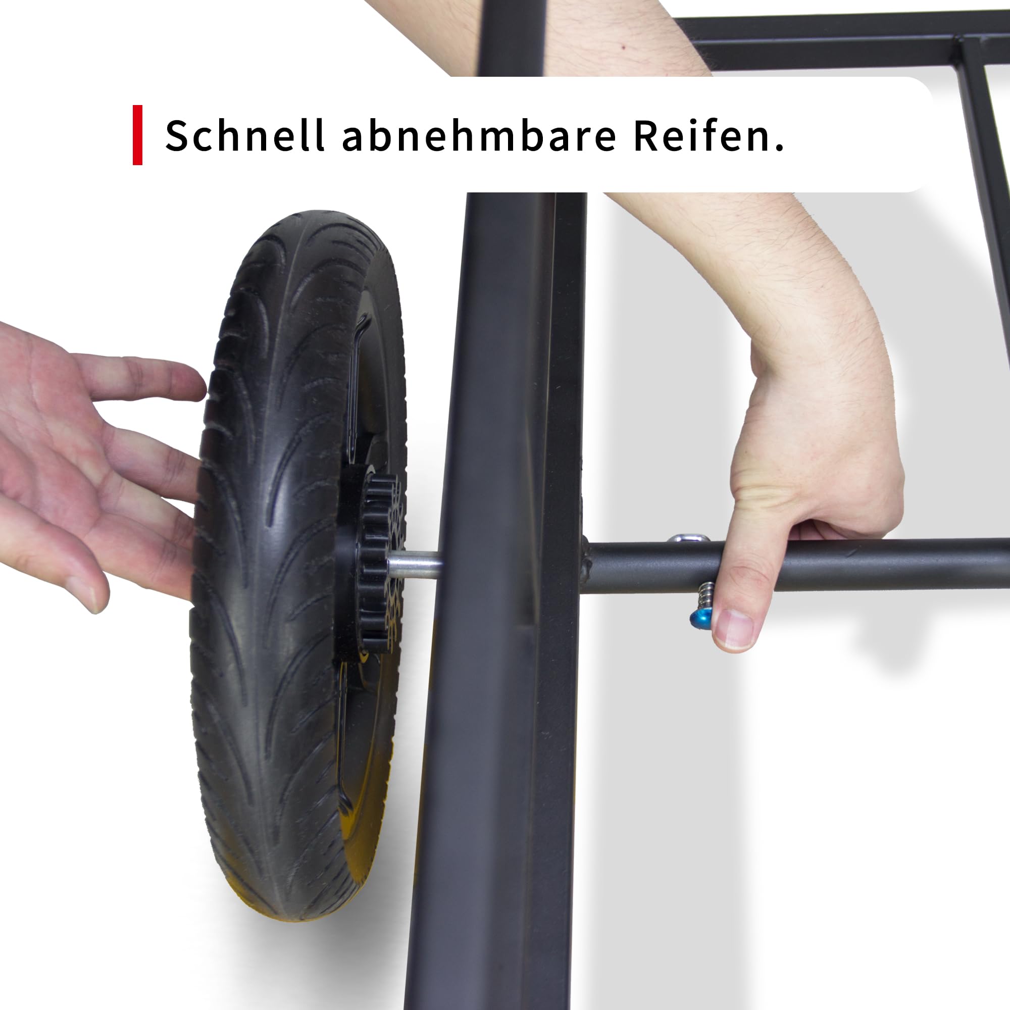Tmz Remorque de vélo avec plate-forme de support de 125 l, remorque avec attelage, remorque pour vélo 50/120 kg, chariot avec pneus amovibles, cadre pliable, autocollants réfléchissants