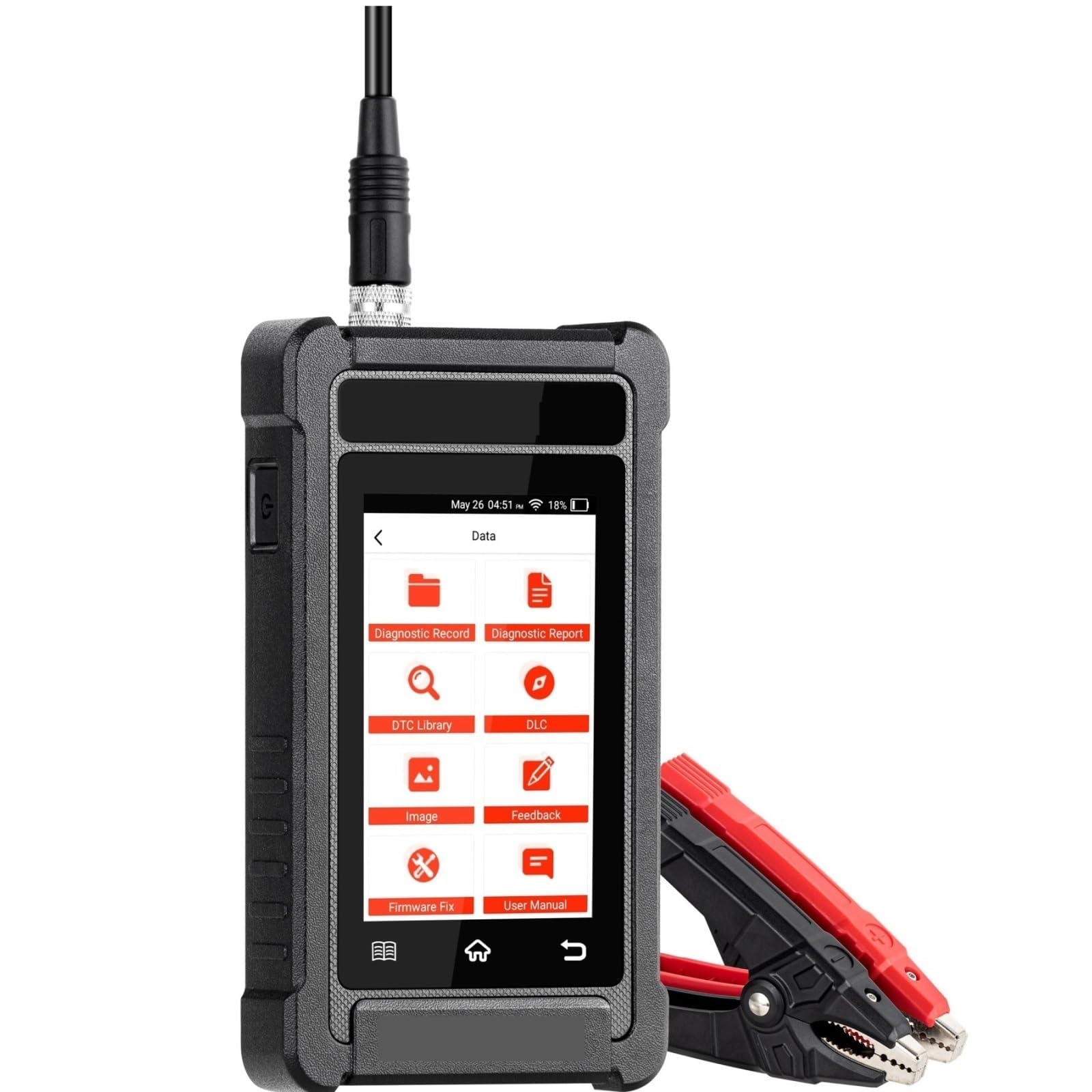 Skaner 12V Tester Akumulatora Samochodowego Automatyczne Narzędzia Diagnostyczne 6 Reset Szybkie Dokładne Wykrywanie