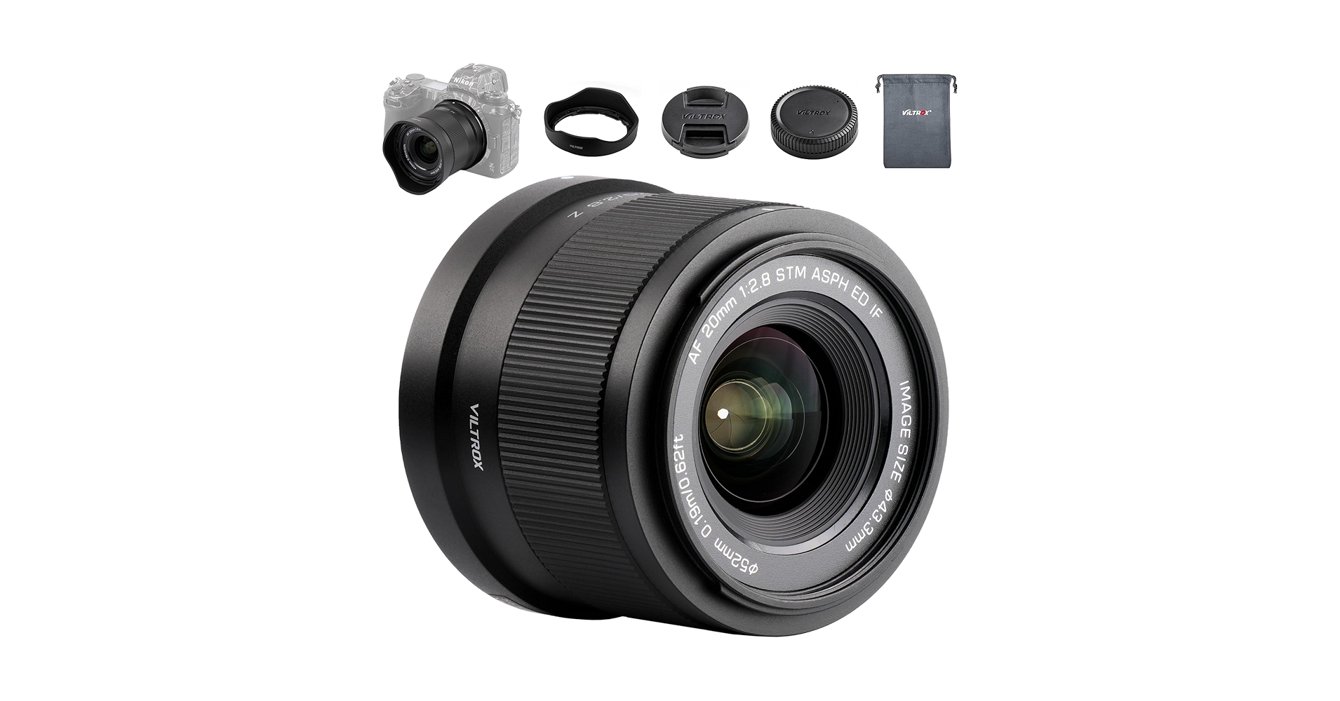 ジャンク　viltrox 20F1.8 Amazon.com : VILTROX 20mm F2.8 AF STM Lens for Nikon Z Mount