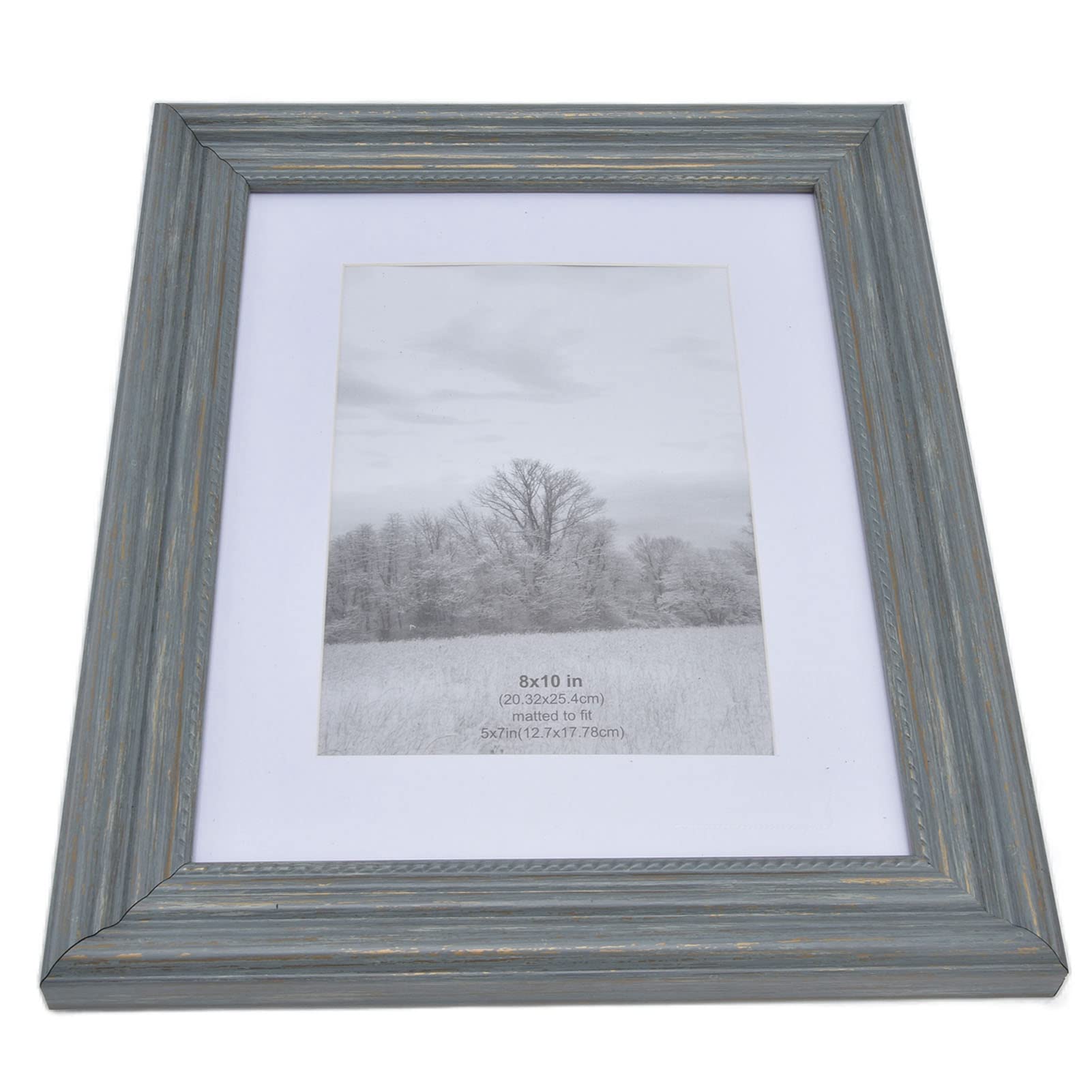 Cadre photo en carton mousse Cocoarm gris doré sans verre pour salon