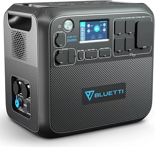 BLUETTI AC200MAX ポータブル電源 大容量 2048Wh/2200W