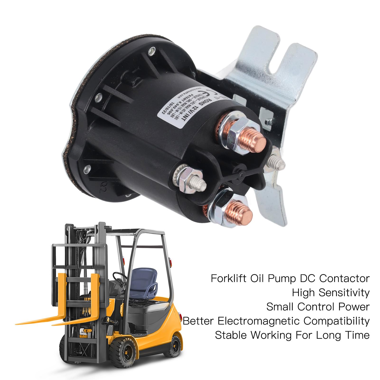Bomba de Aceite Eléctrica de 12V DC Contactor Sensible Pequeña Potencia 684 2461 212 17 Reemplazo para Carretilla Elevadora TROMBETTA DC12V
