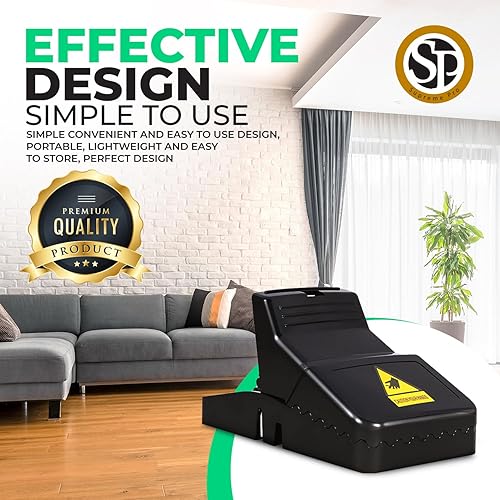 Miniatura 4 de Trampas para ratones de interior para ratones, trampas para ratones para casa, asesino de ratones, atrapador de ratones, sanitarias de eficacia